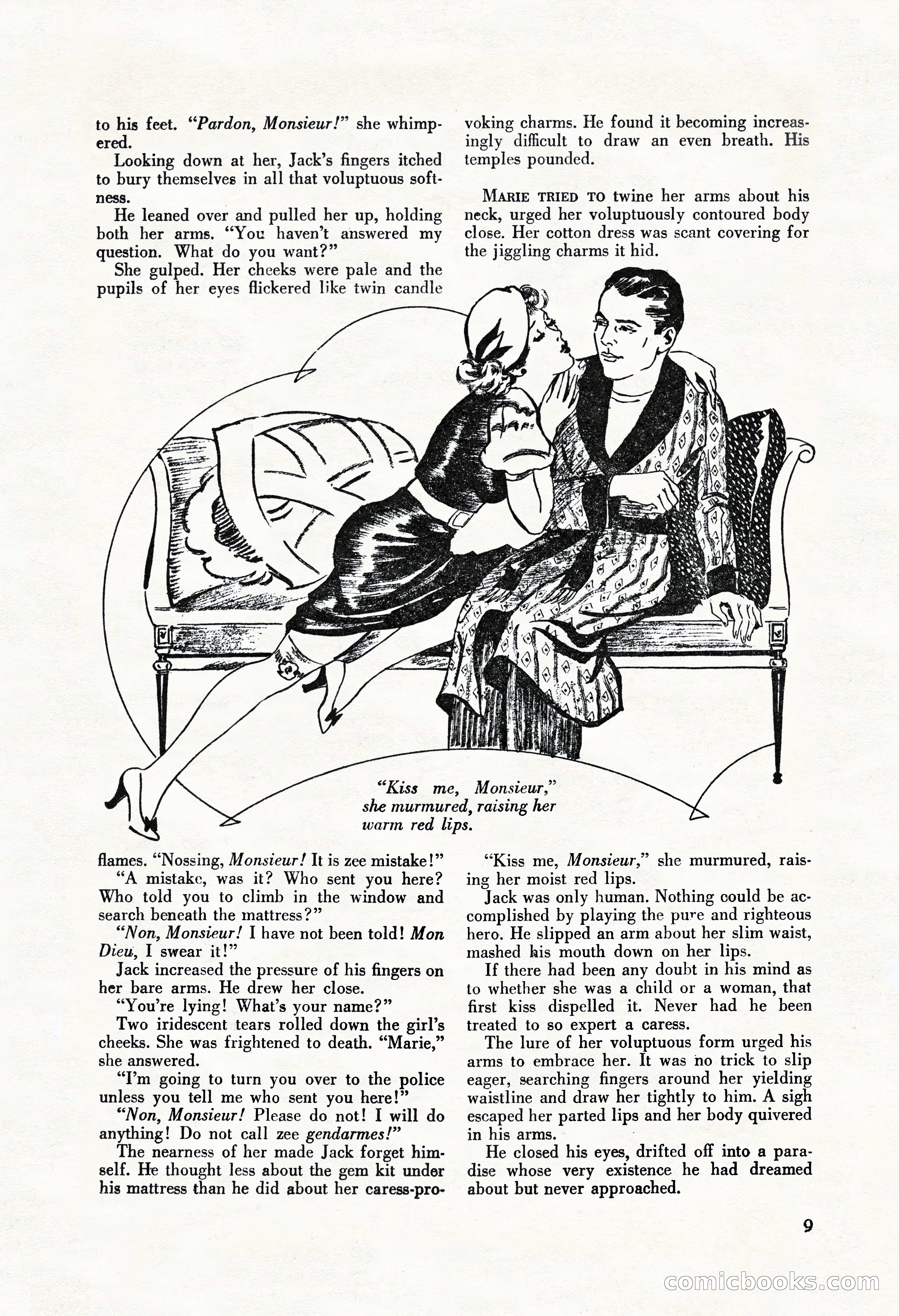 La Paree Stories, August 1936 — page 11 of 68