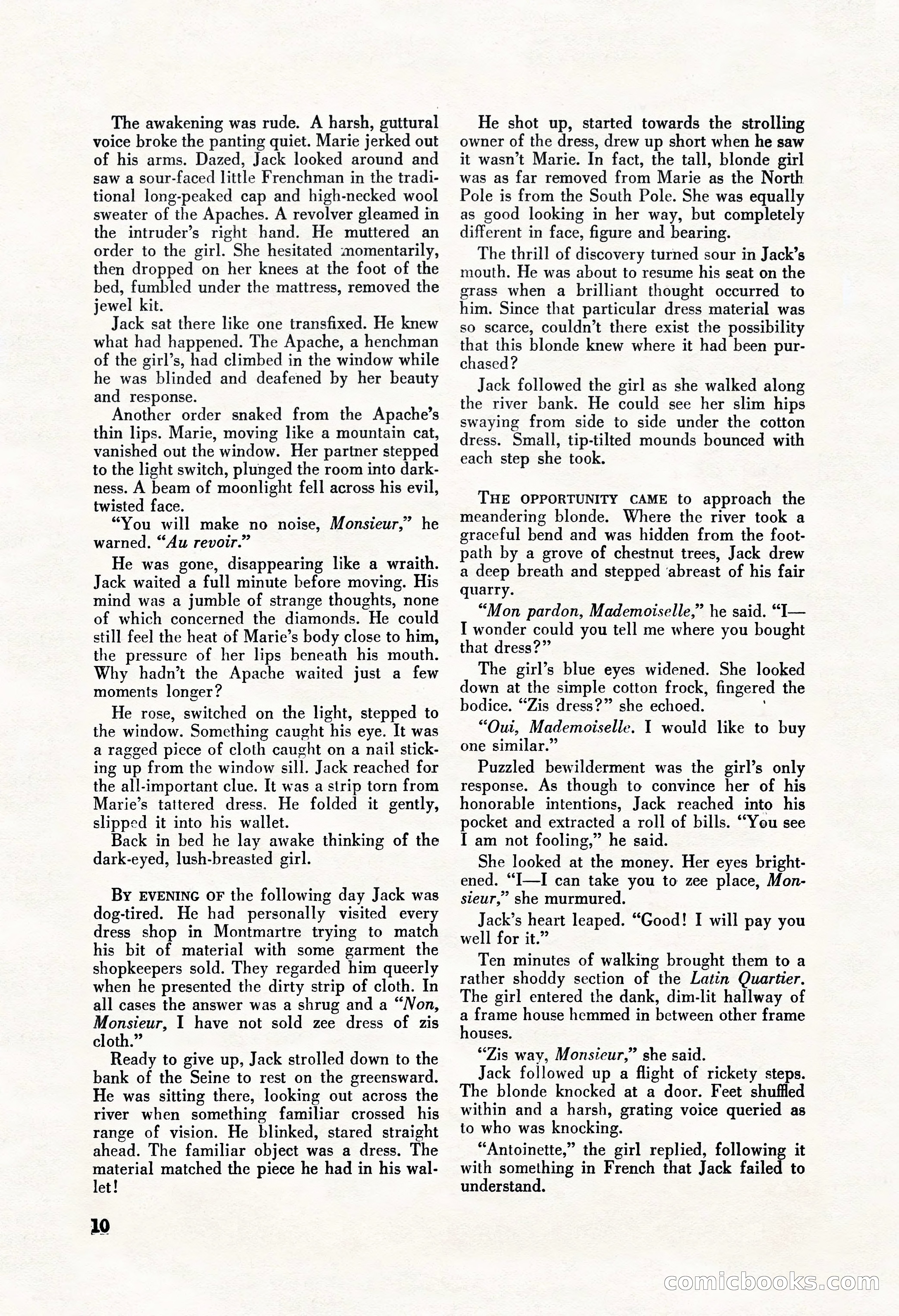 La Paree Stories, August 1936 — page 12 of 68