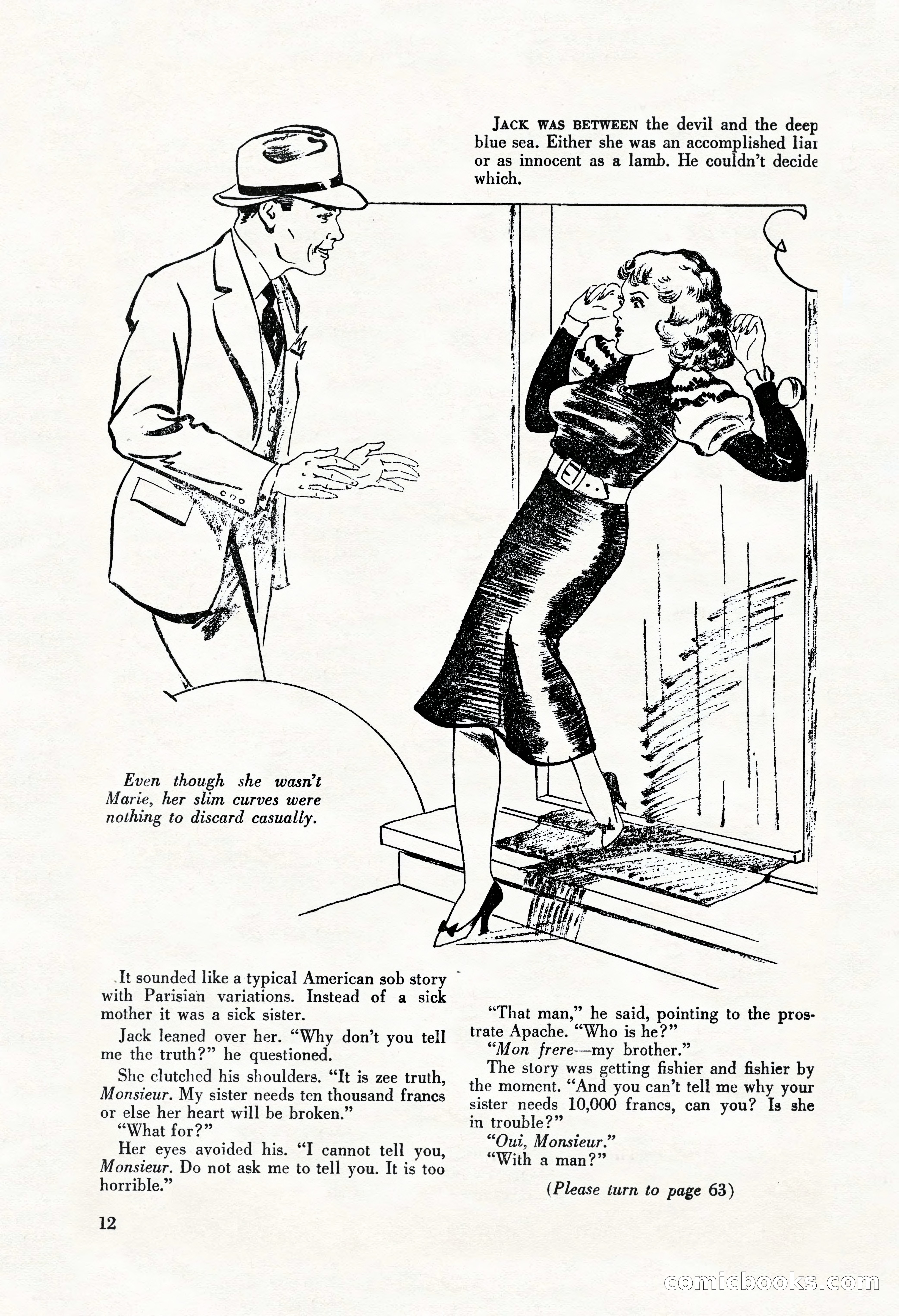 La Paree Stories, August 1936 — page 14 of 68