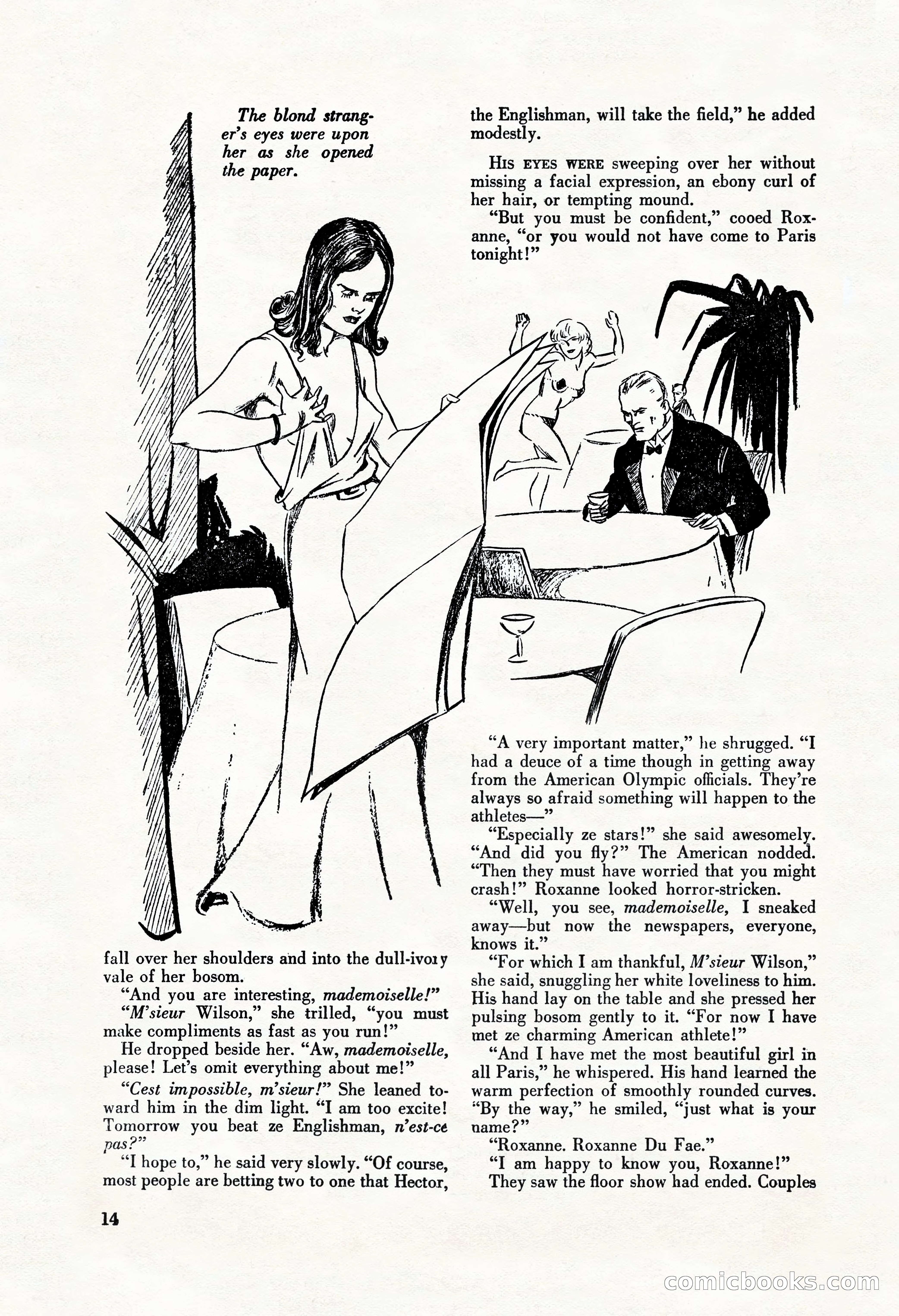 La Paree Stories, August 1936 — page 16 of 68