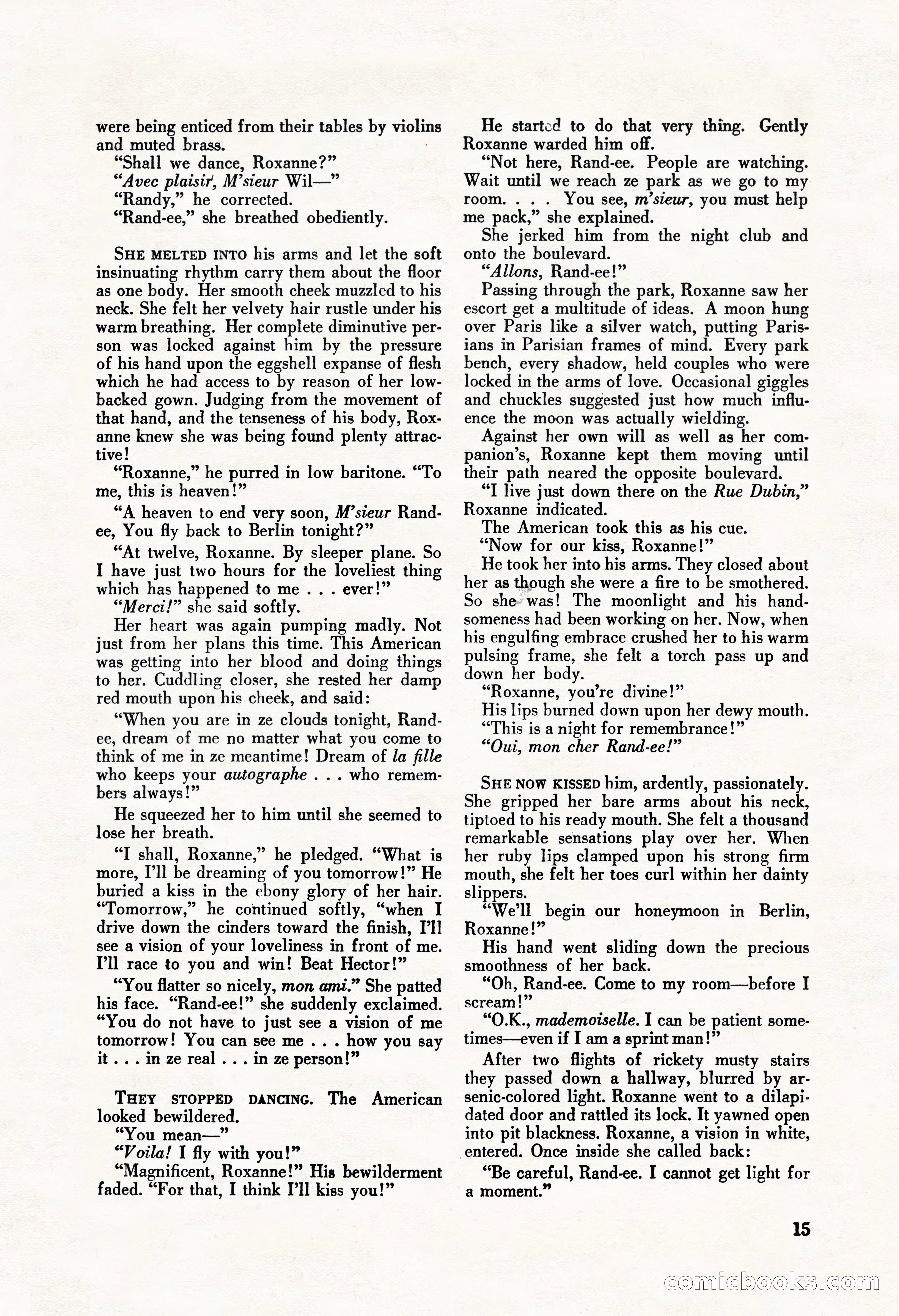 La Paree Stories, August 1936 — page 17 of 68
