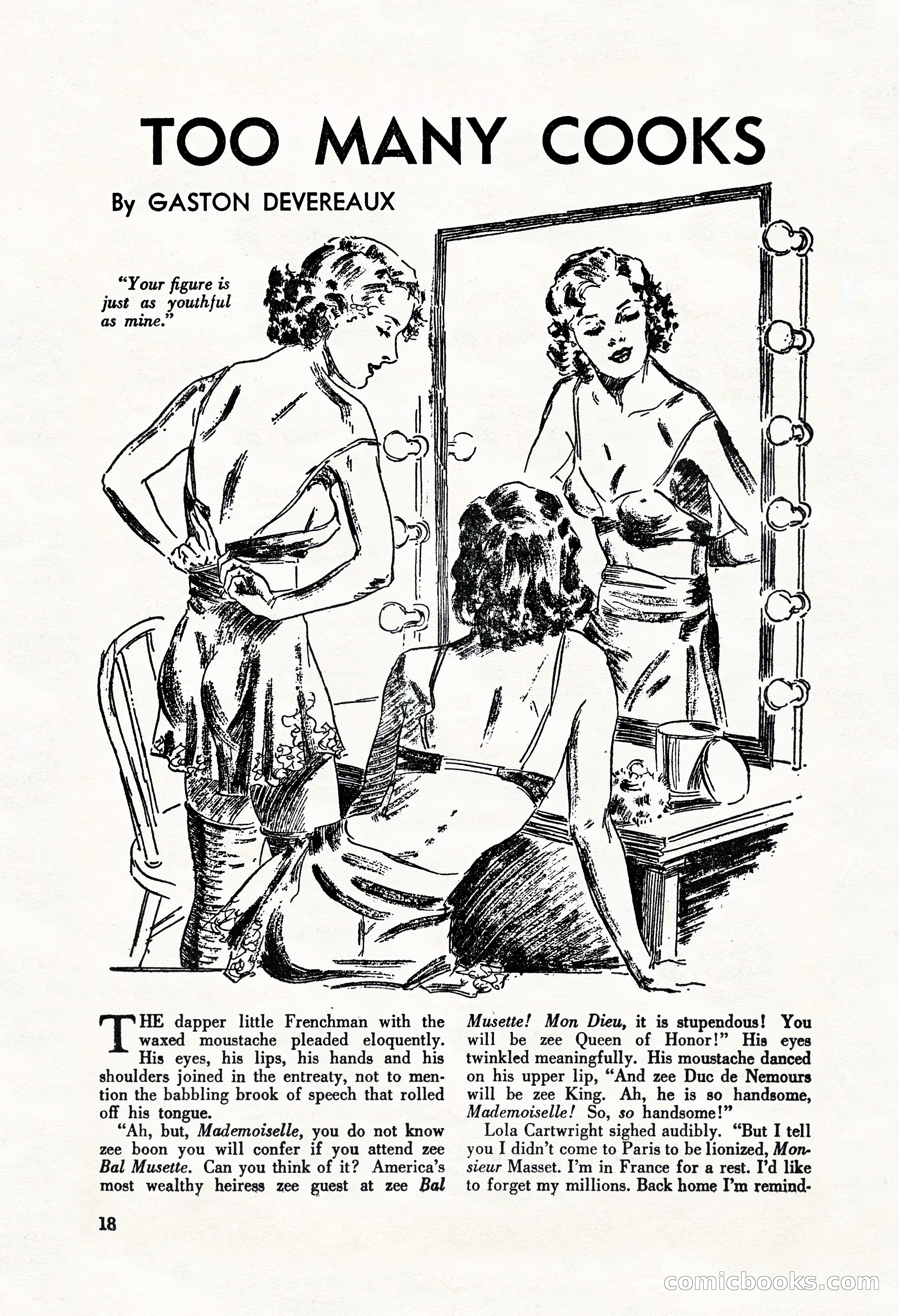 La Paree Stories, August 1936 — page 20 of 68