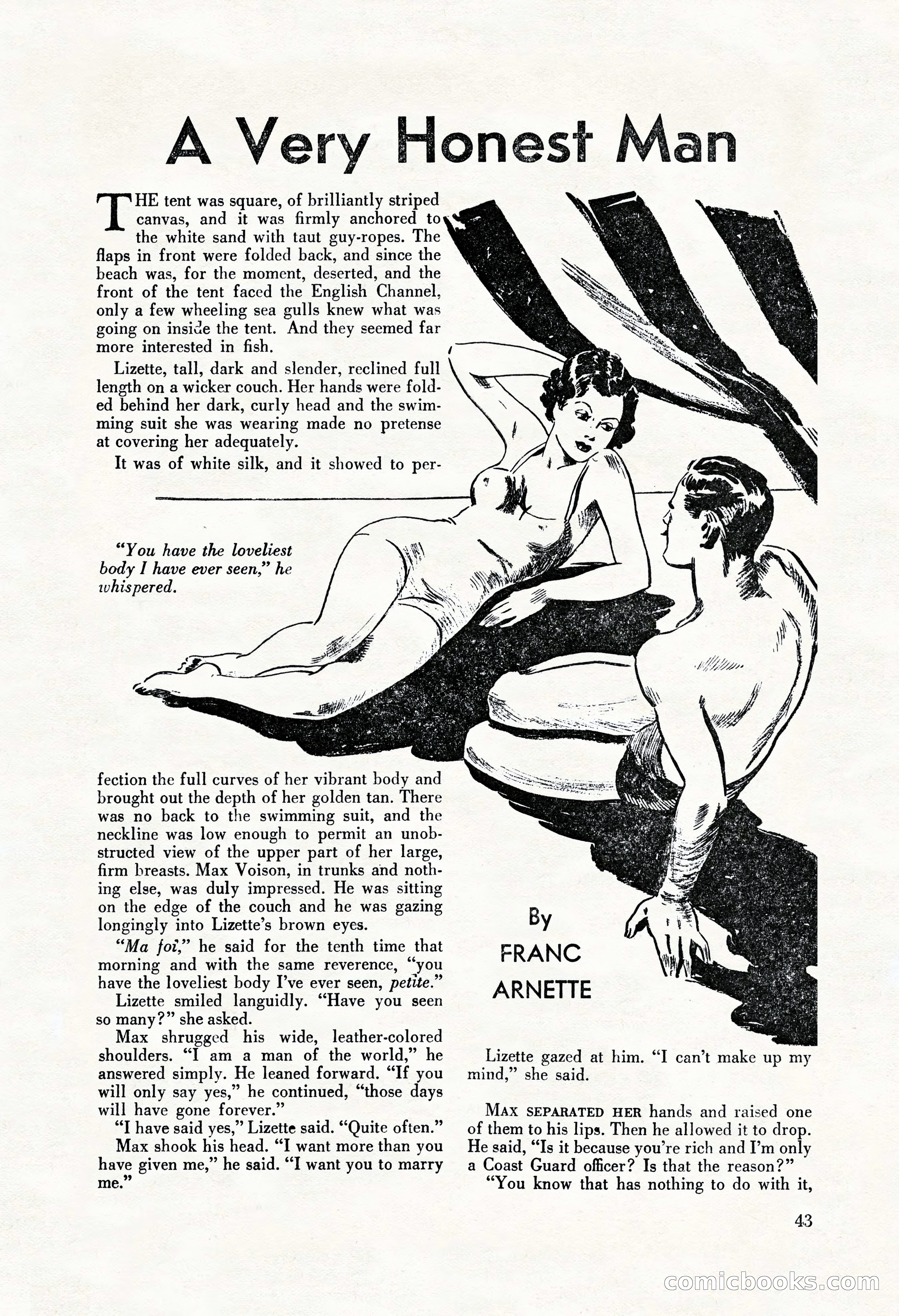 La Paree Stories, August 1936 — page 45 of 68