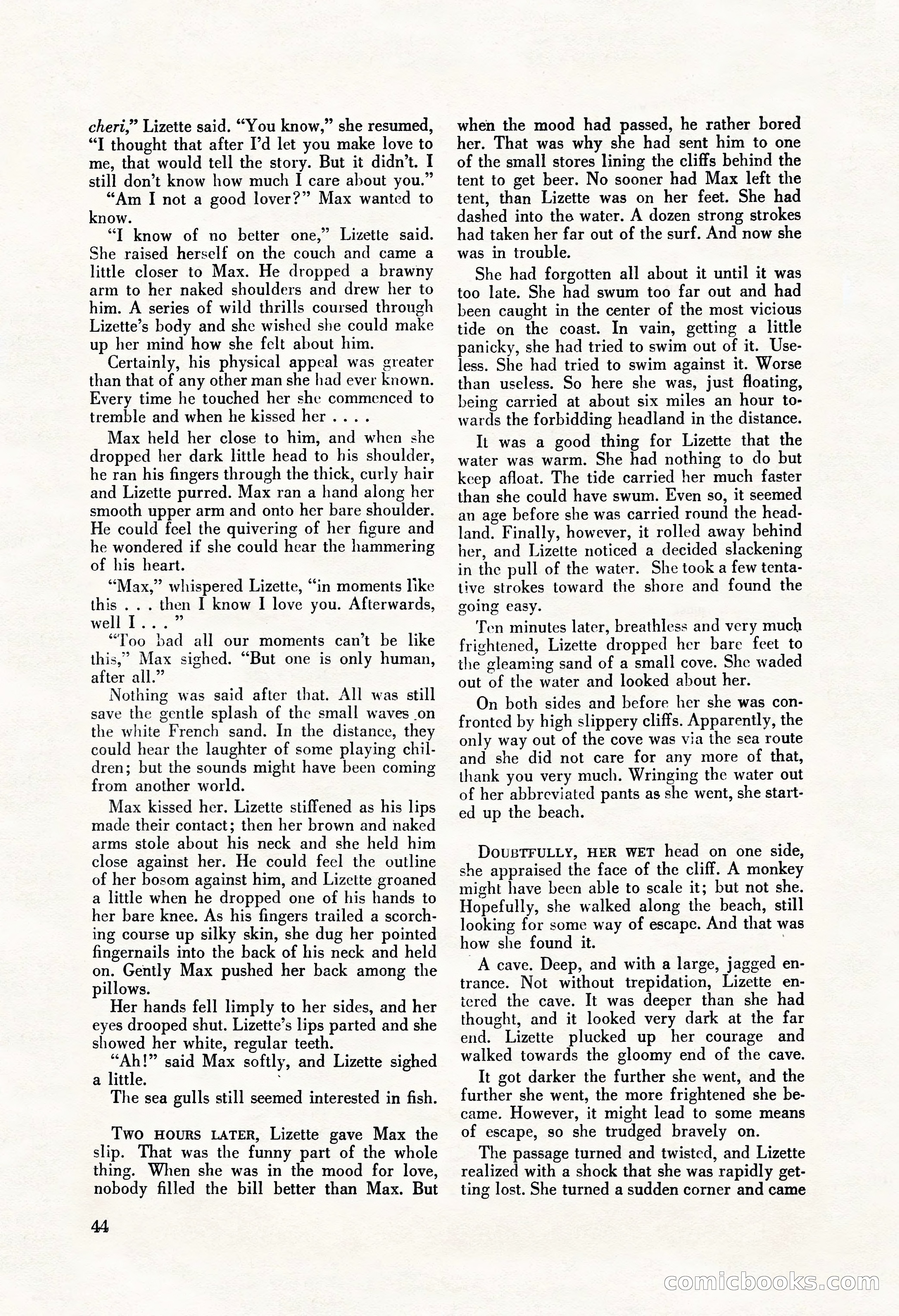 La Paree Stories, August 1936 — page 46 of 68