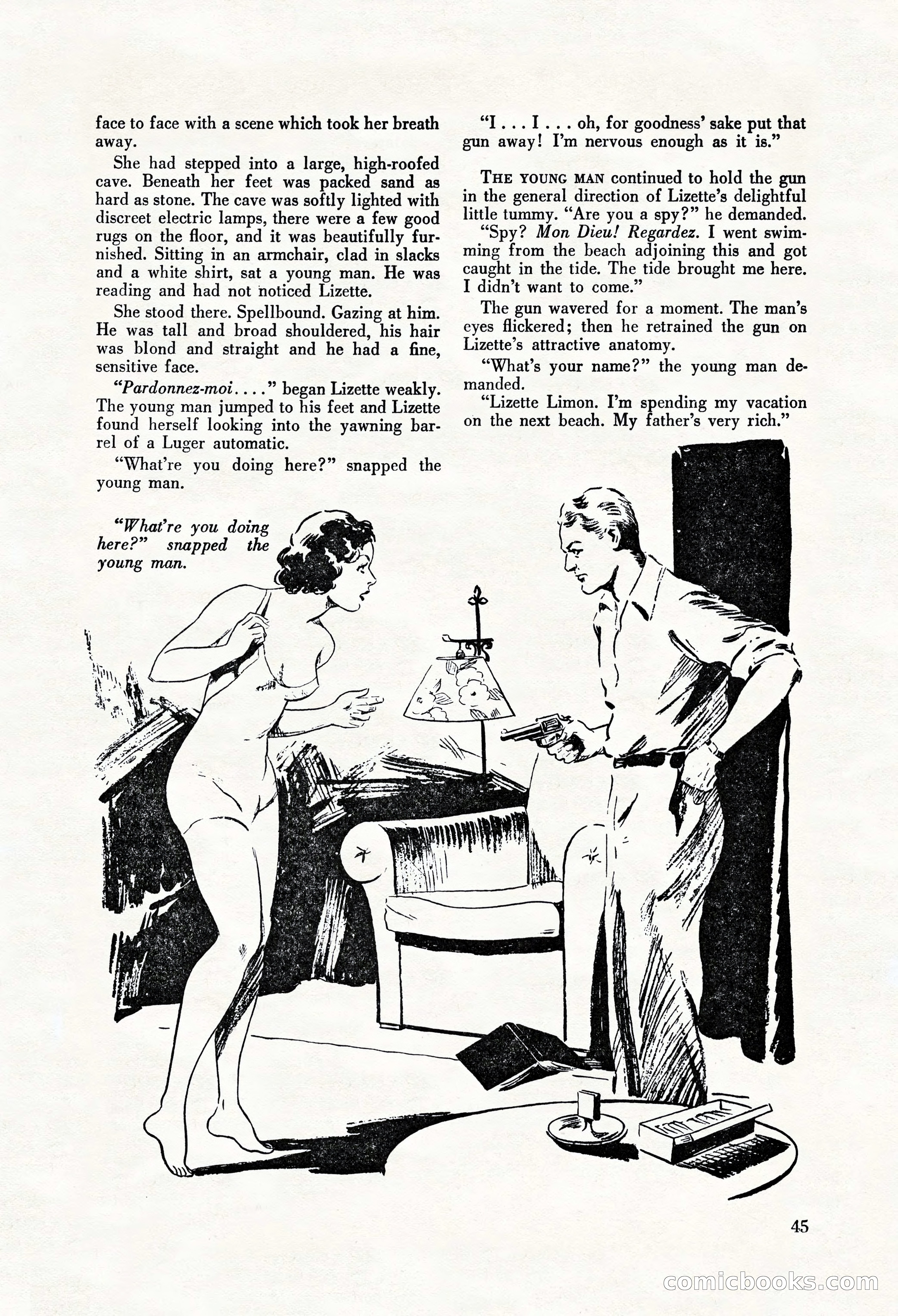 La Paree Stories, August 1936 — page 47 of 68