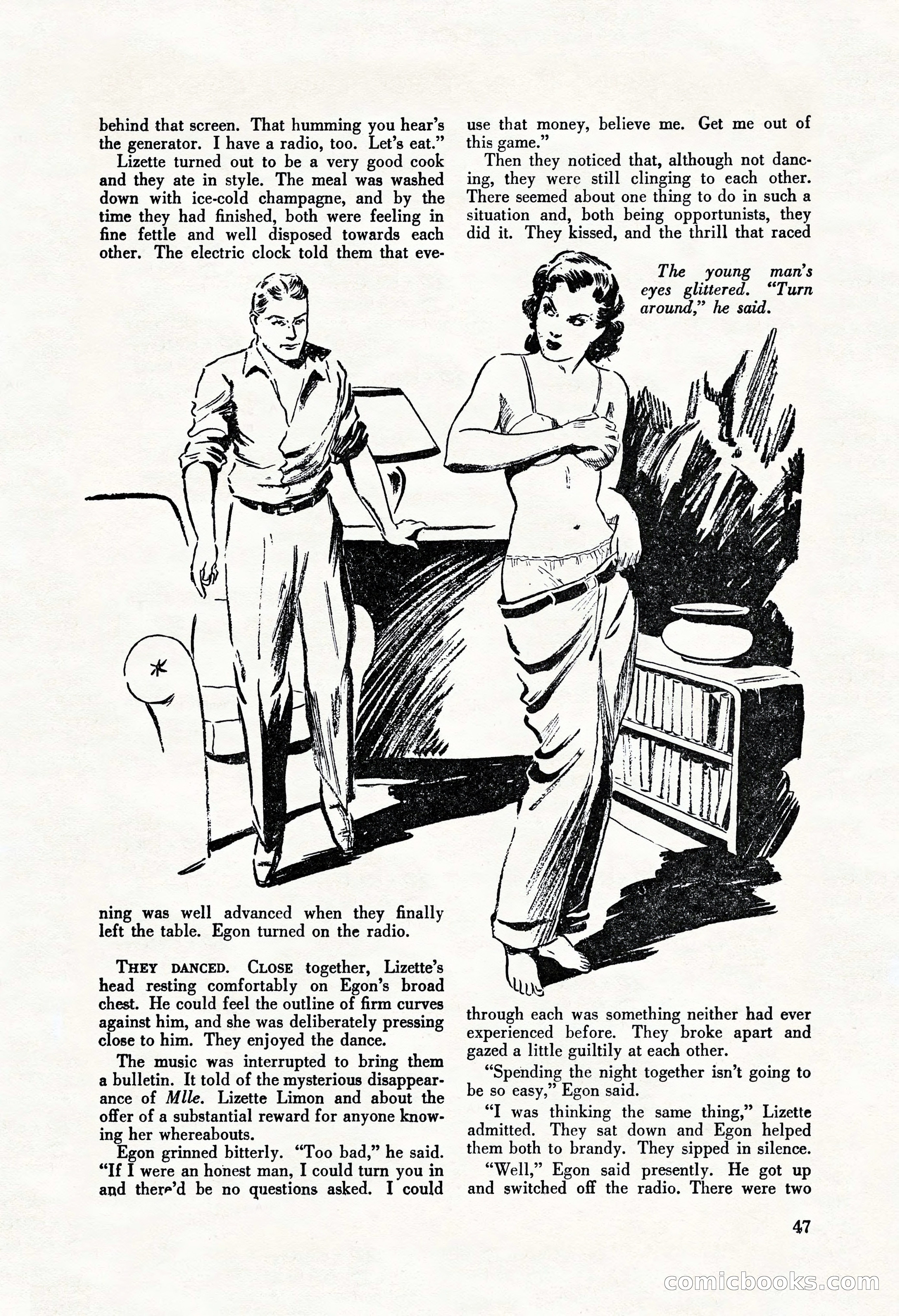 La Paree Stories, August 1936 — page 49 of 68