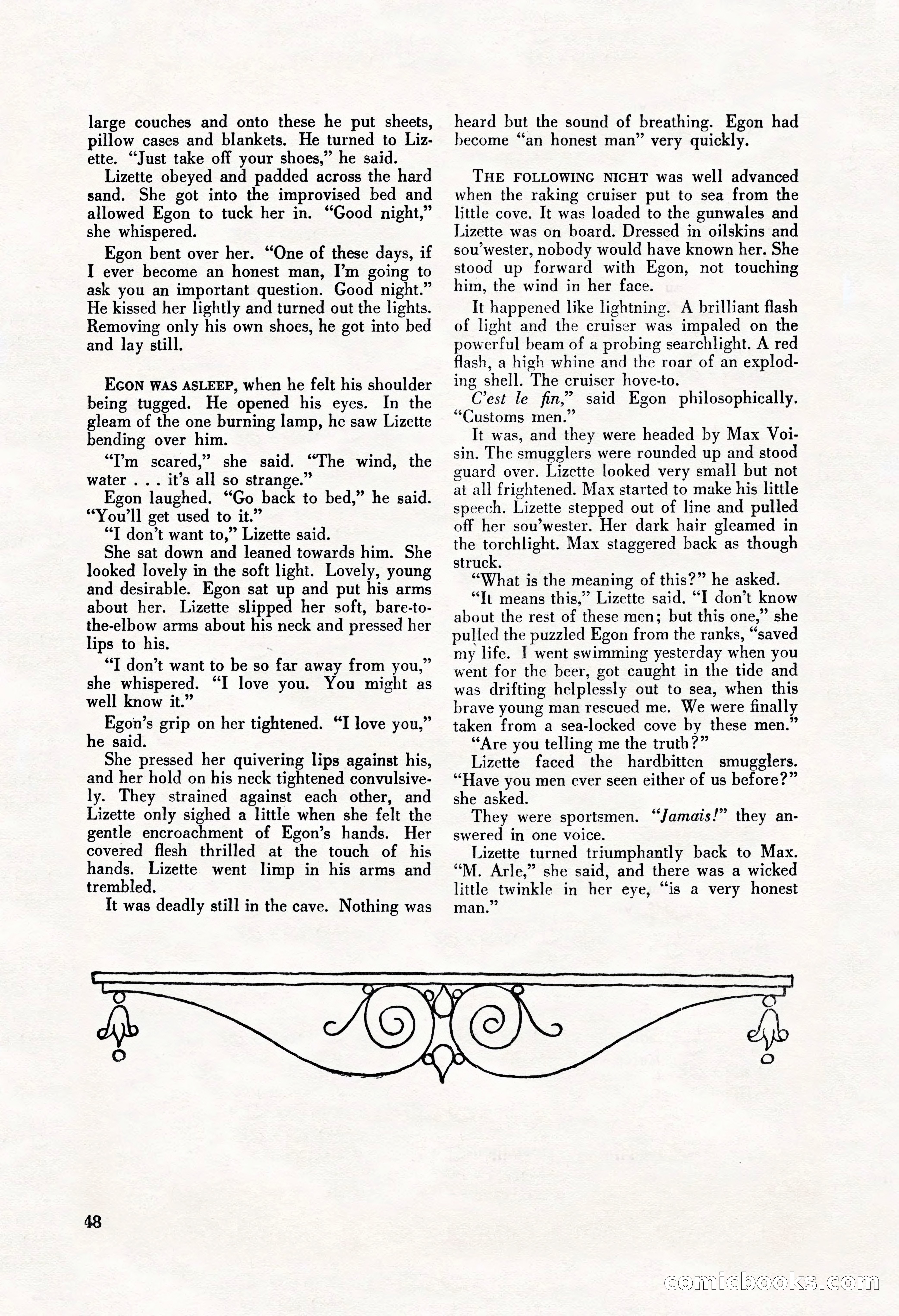 La Paree Stories, August 1936 — page 50 of 68