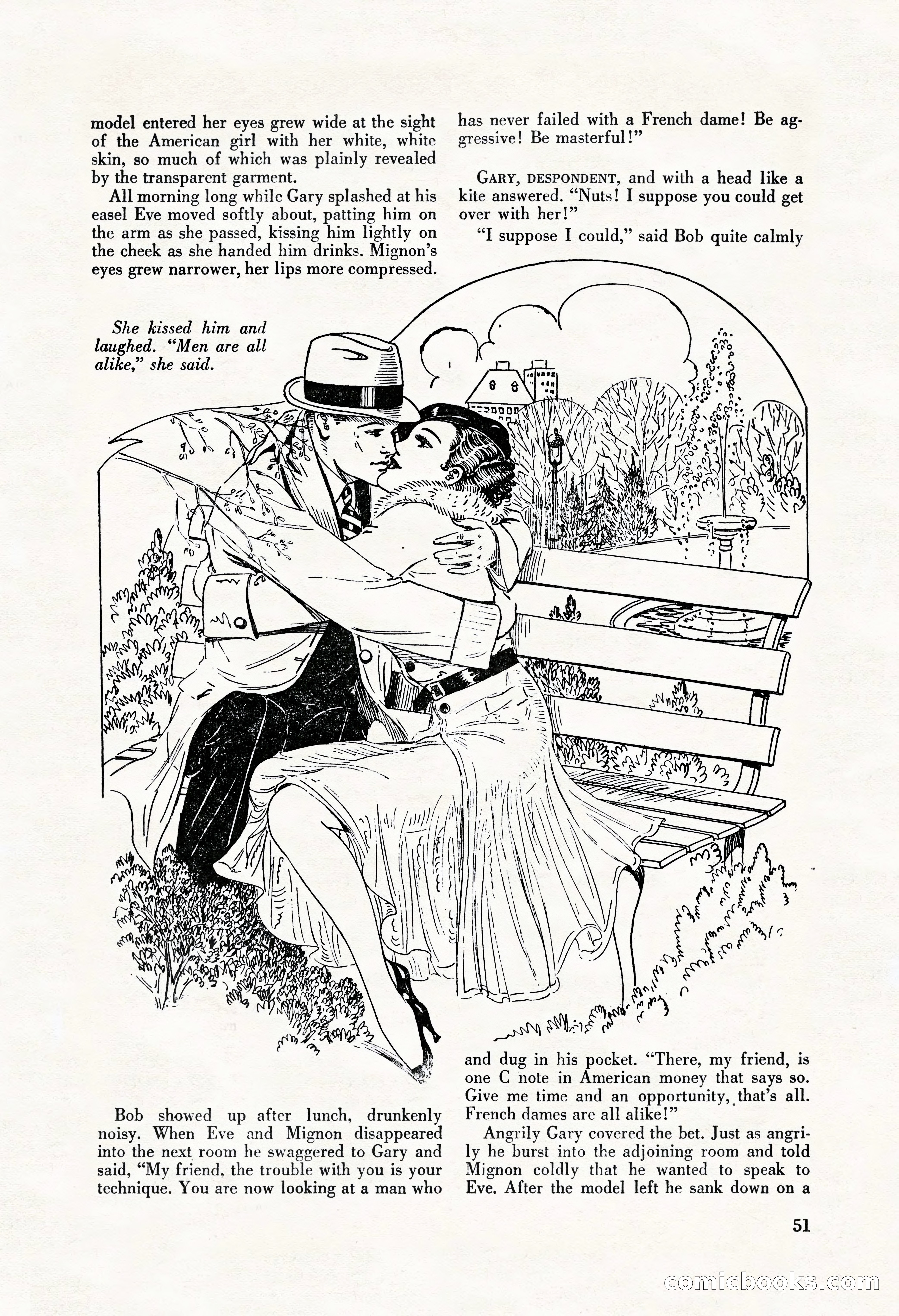 La Paree Stories, August 1936 — page 53 of 68