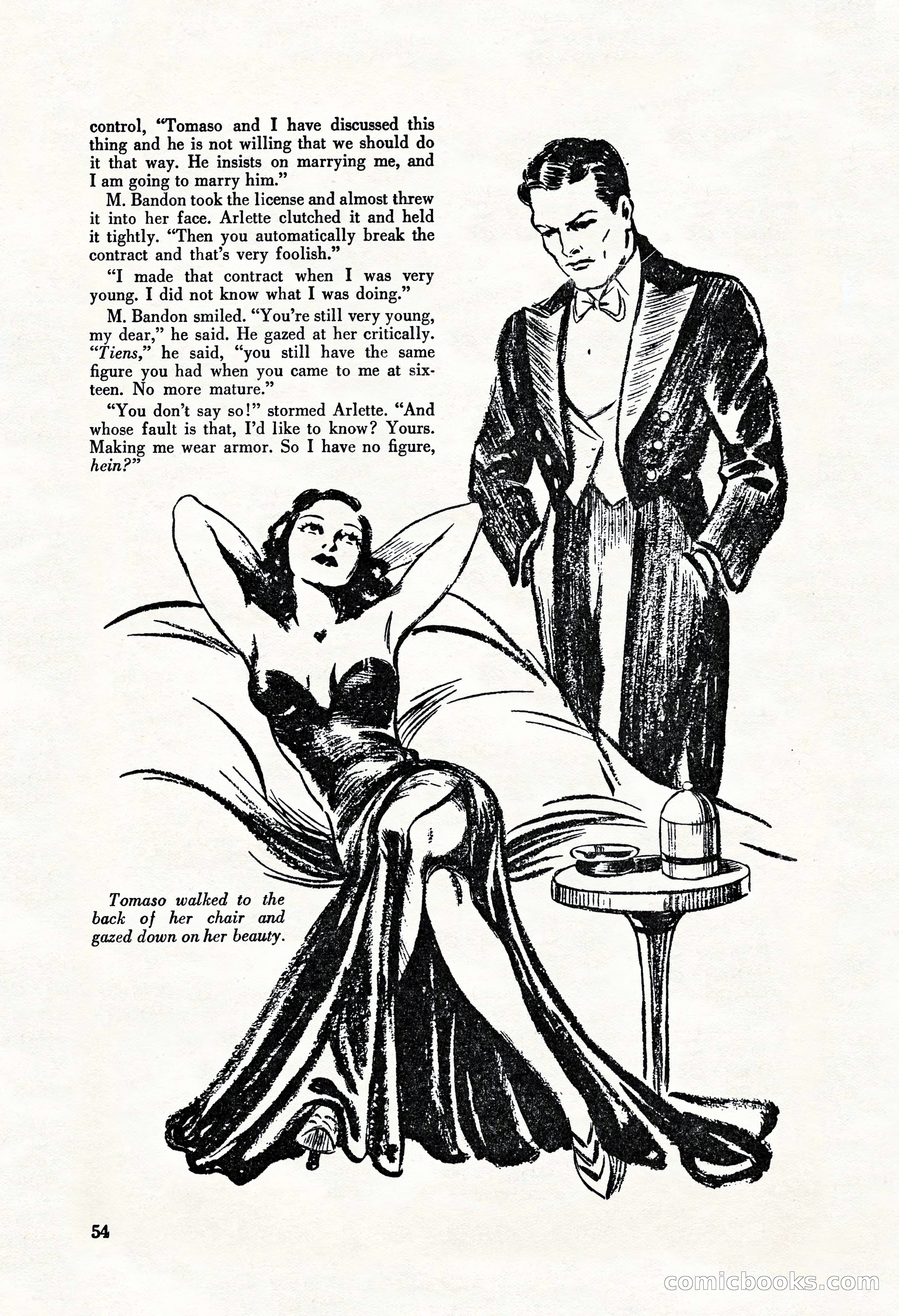 La Paree Stories, August 1936 — page 56 of 68