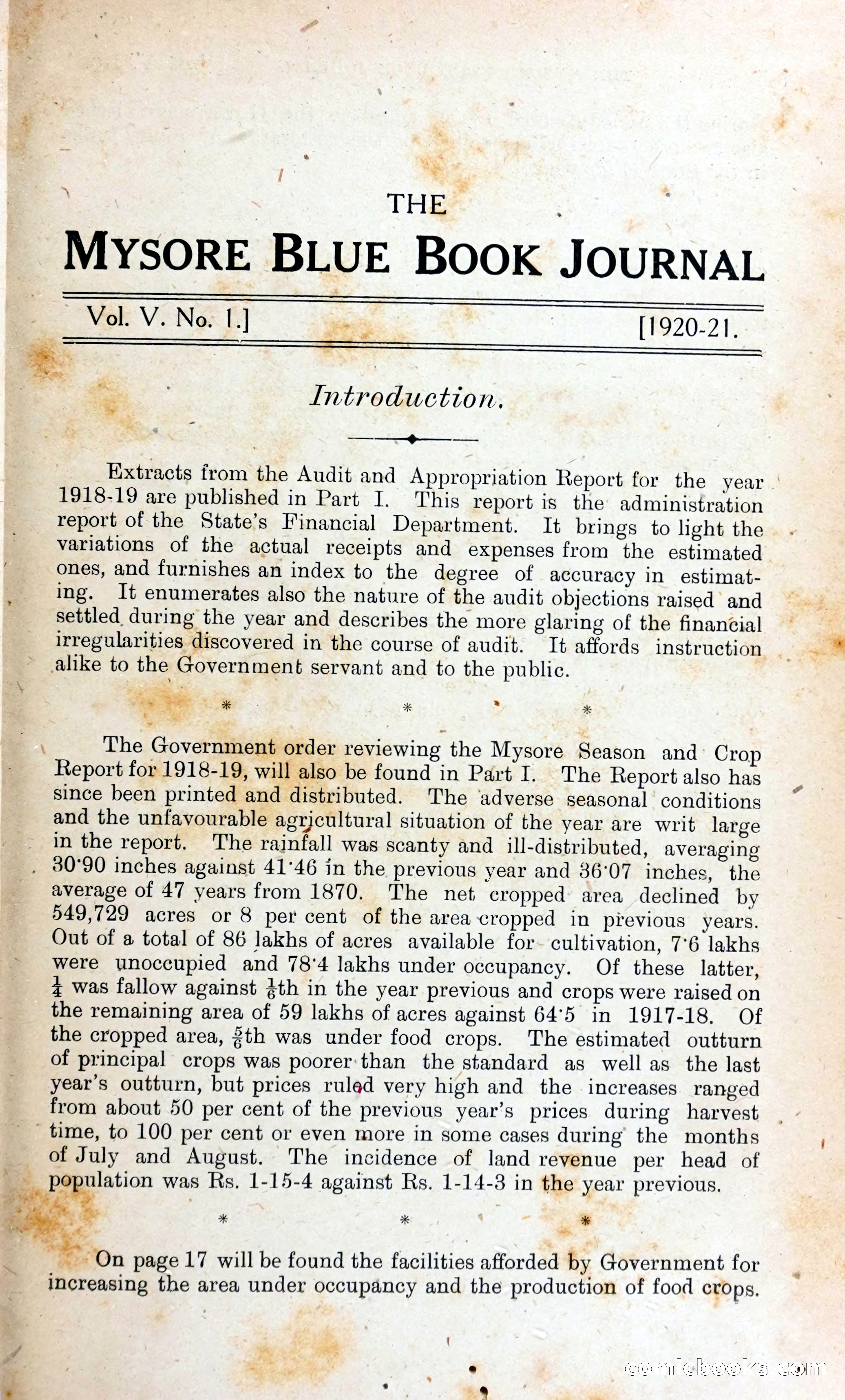 The Mysore Blue Book Journal — page 12 of 395
