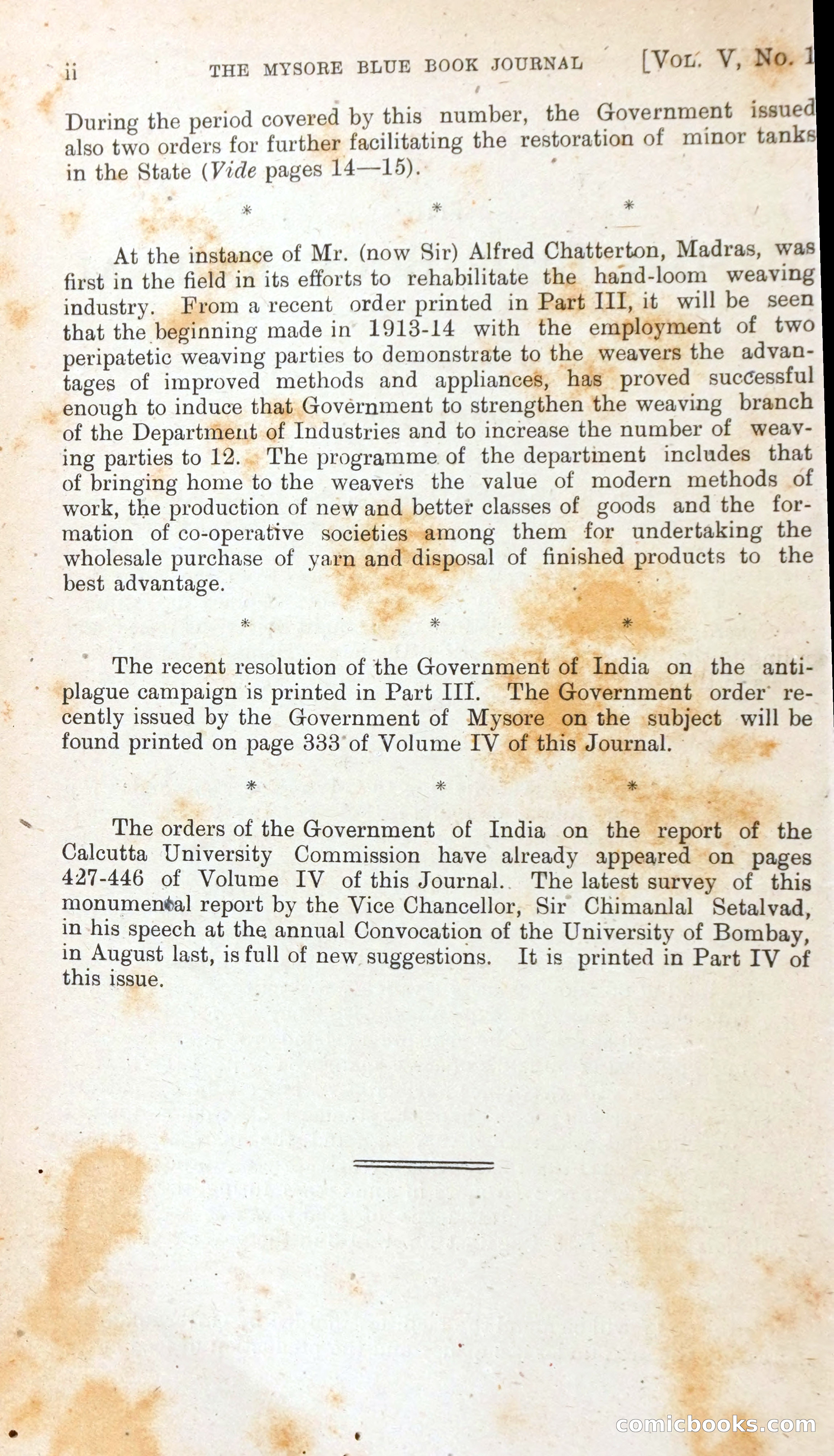 The Mysore Blue Book Journal — page 13 of 395