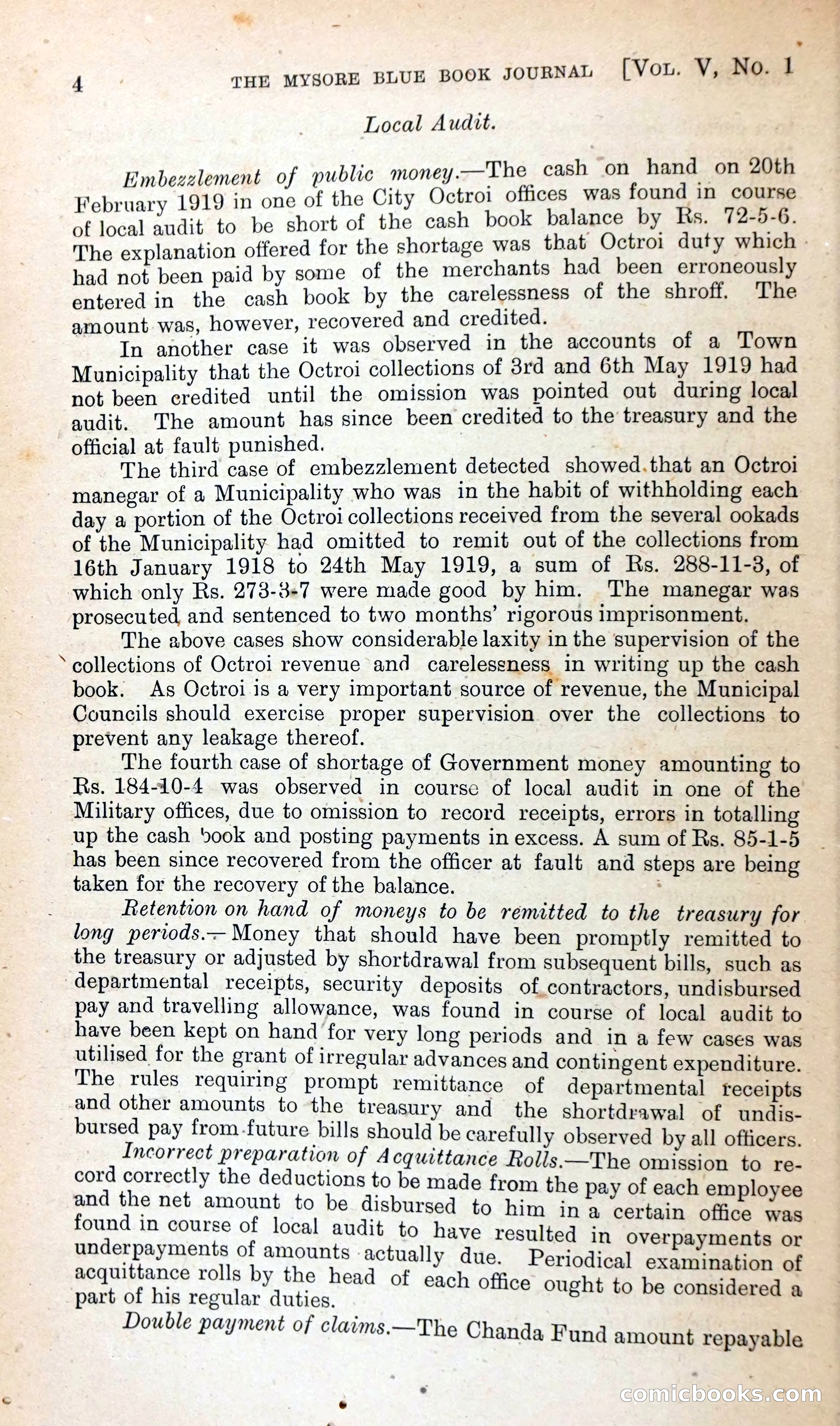 The Mysore Blue Book Journal — page 17 of 395