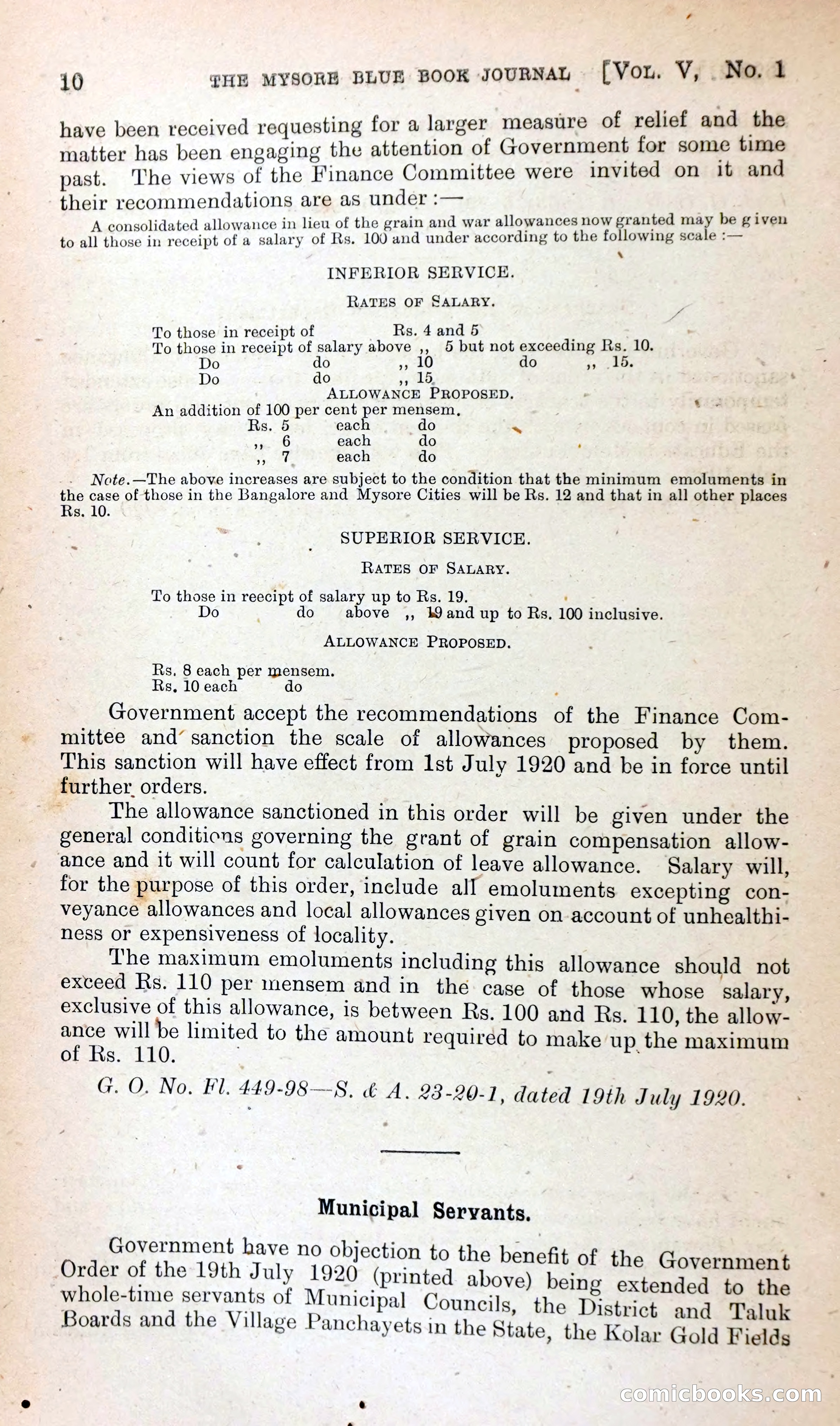 The Mysore Blue Book Journal — page 23 of 395