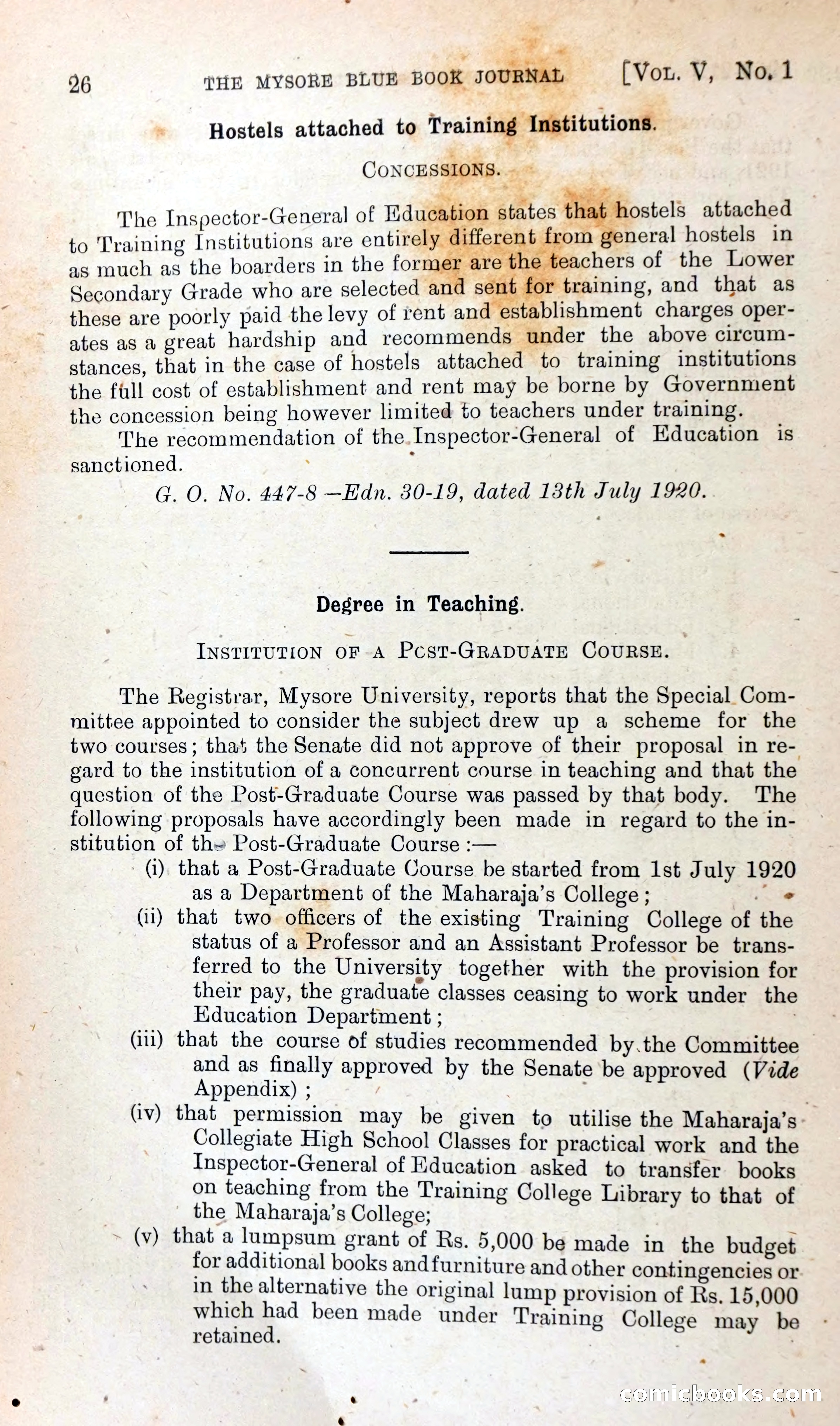 The Mysore Blue Book Journal — page 39 of 395