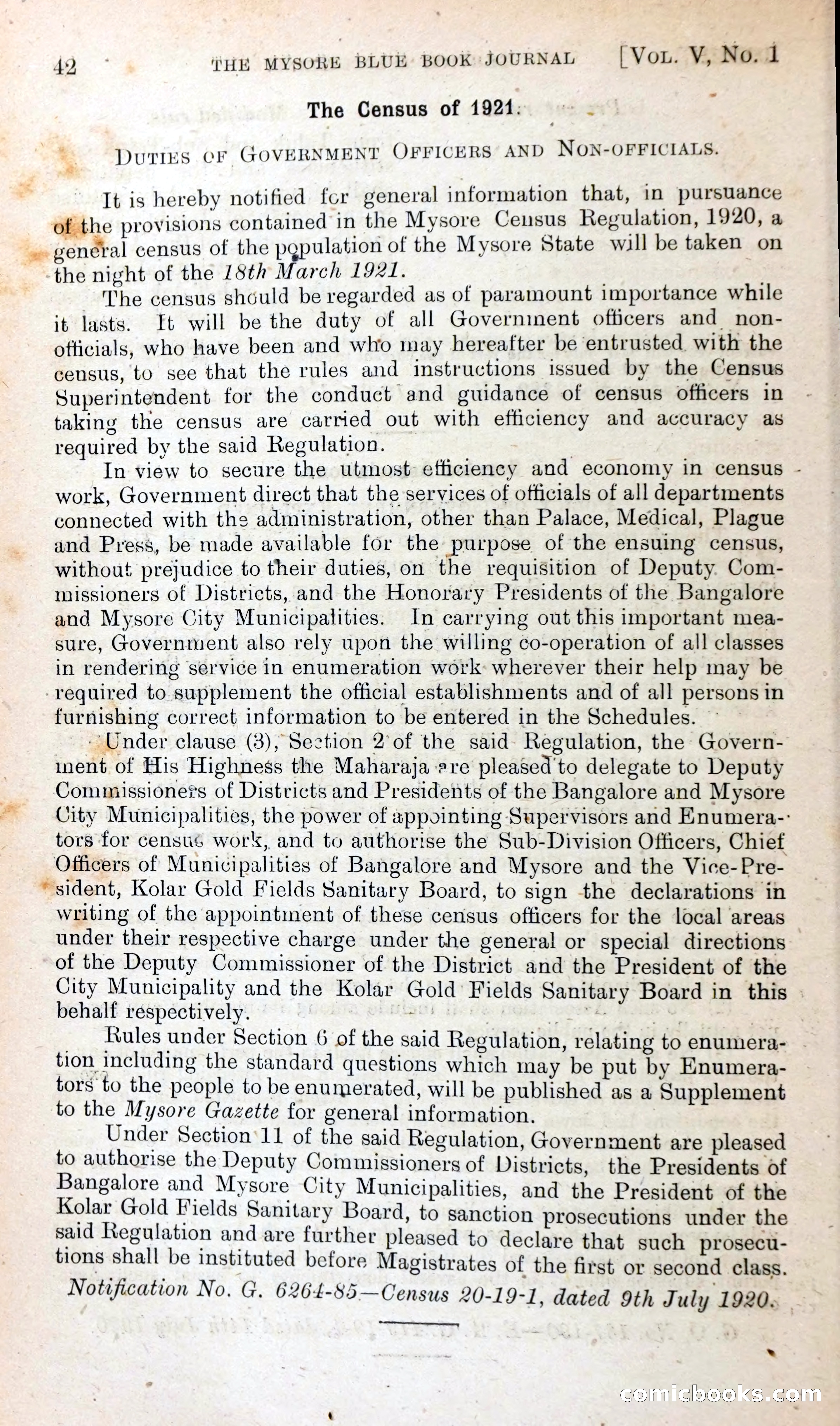 The Mysore Blue Book Journal — page 55 of 395