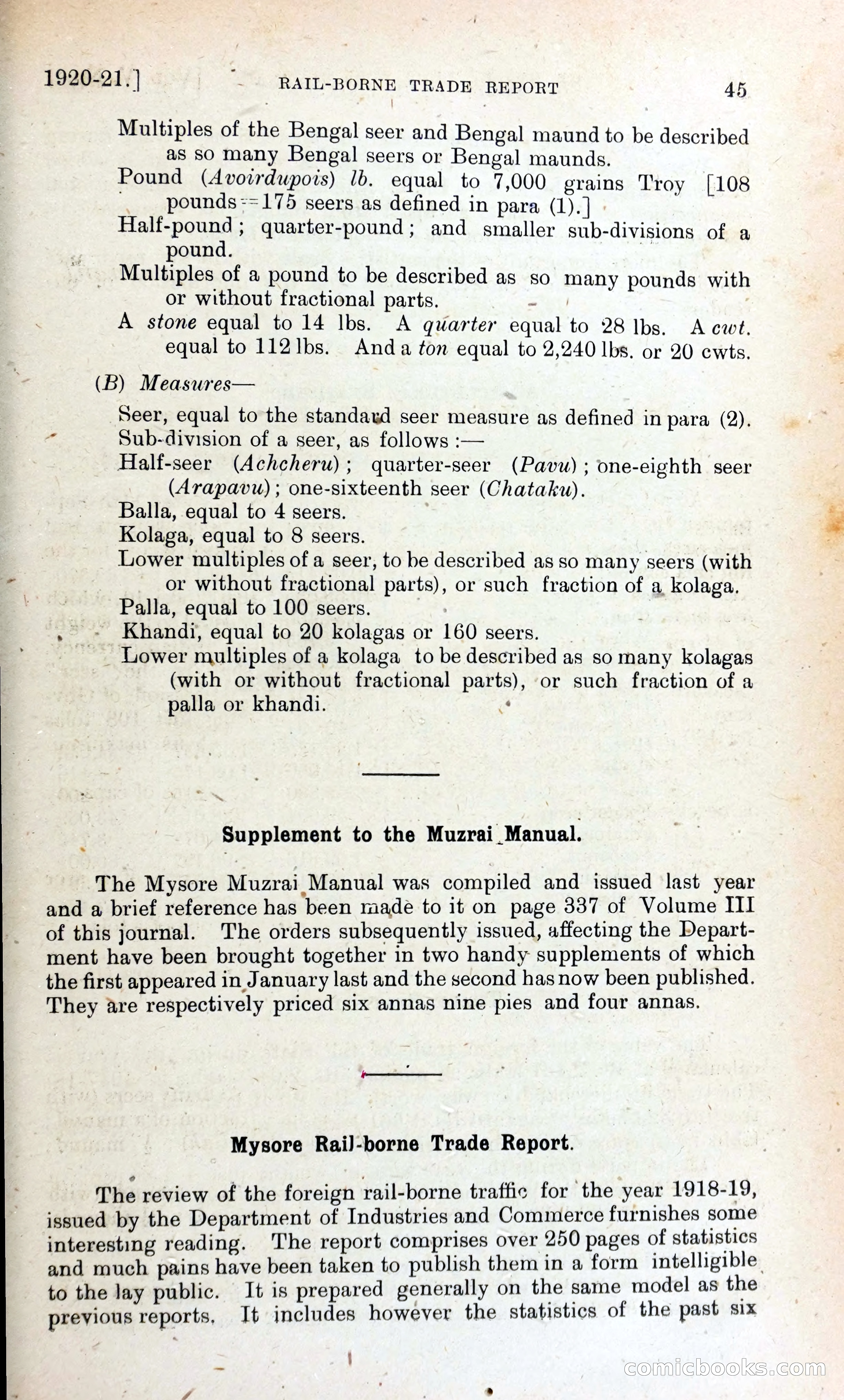 The Mysore Blue Book Journal — page 58 of 395
