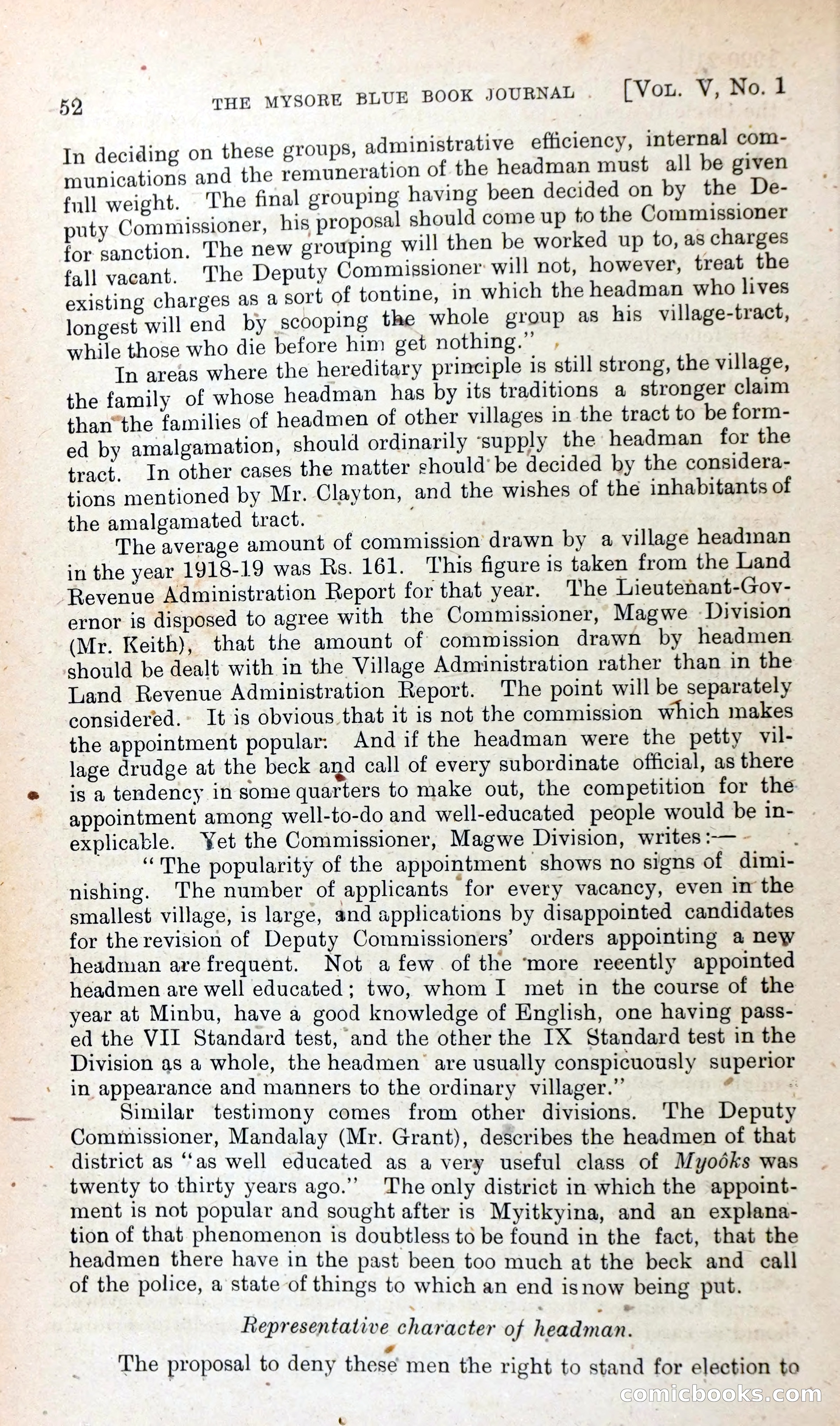 The Mysore Blue Book Journal — page 65 of 395