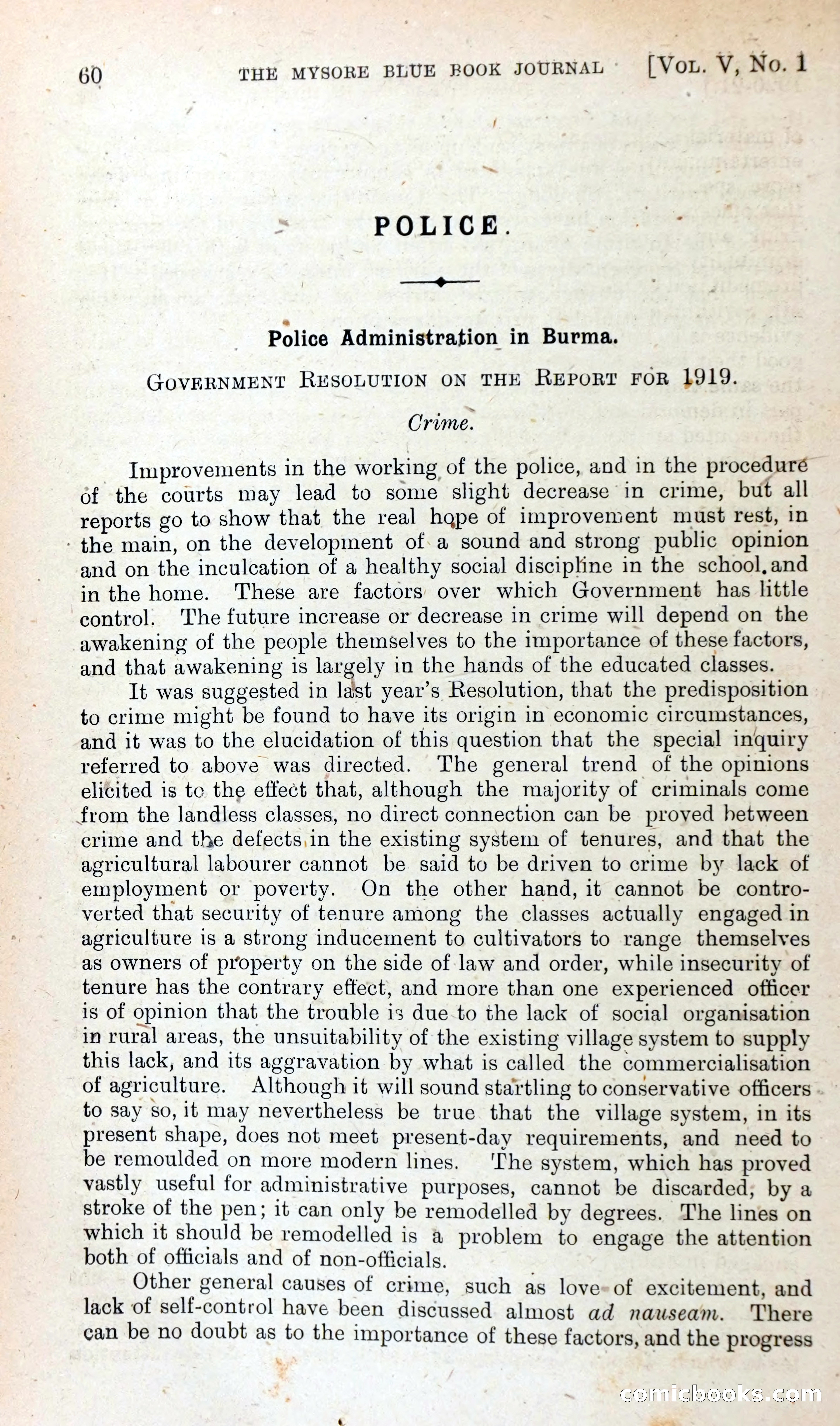 The Mysore Blue Book Journal — page 73 of 395