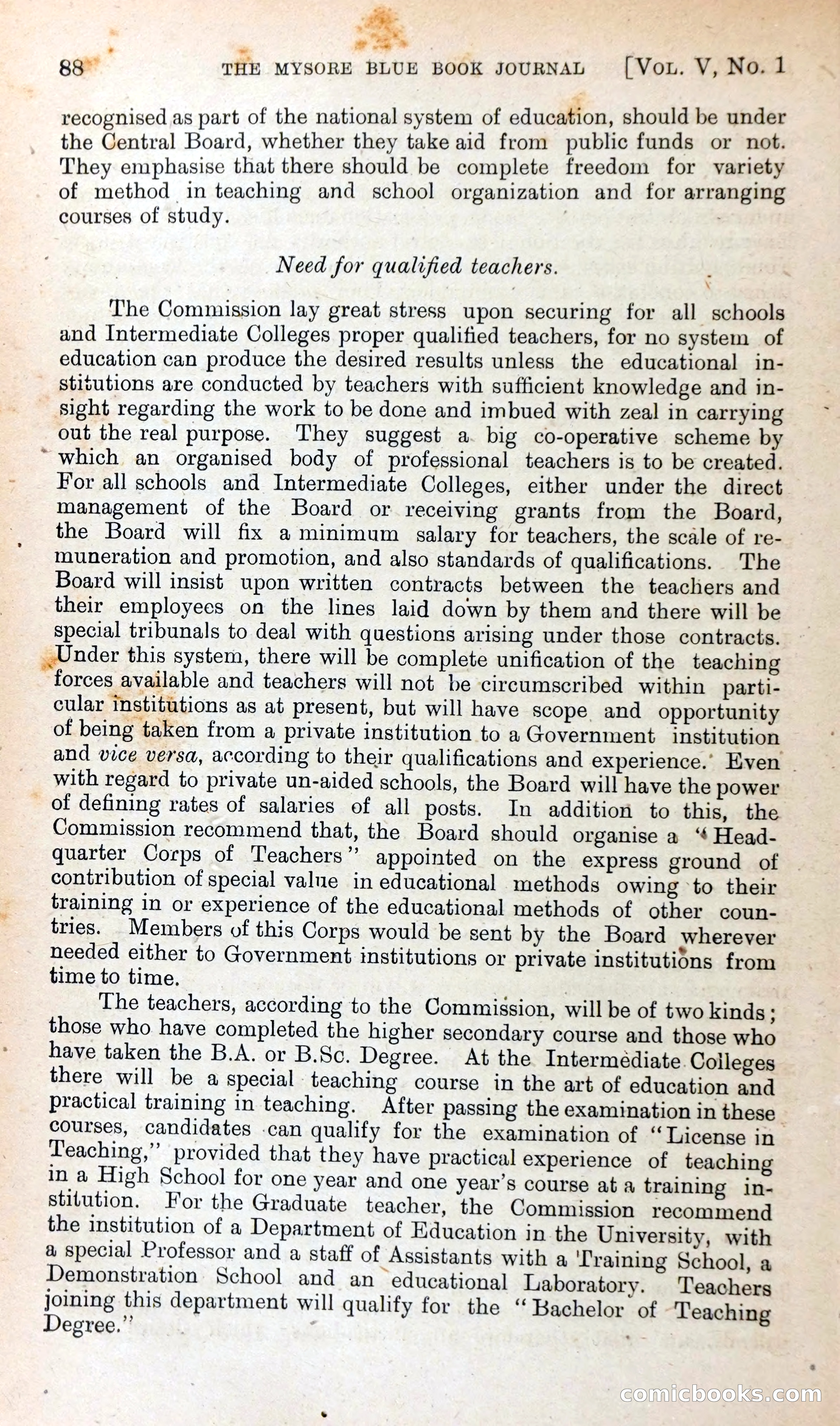The Mysore Blue Book Journal — page 101 of 395