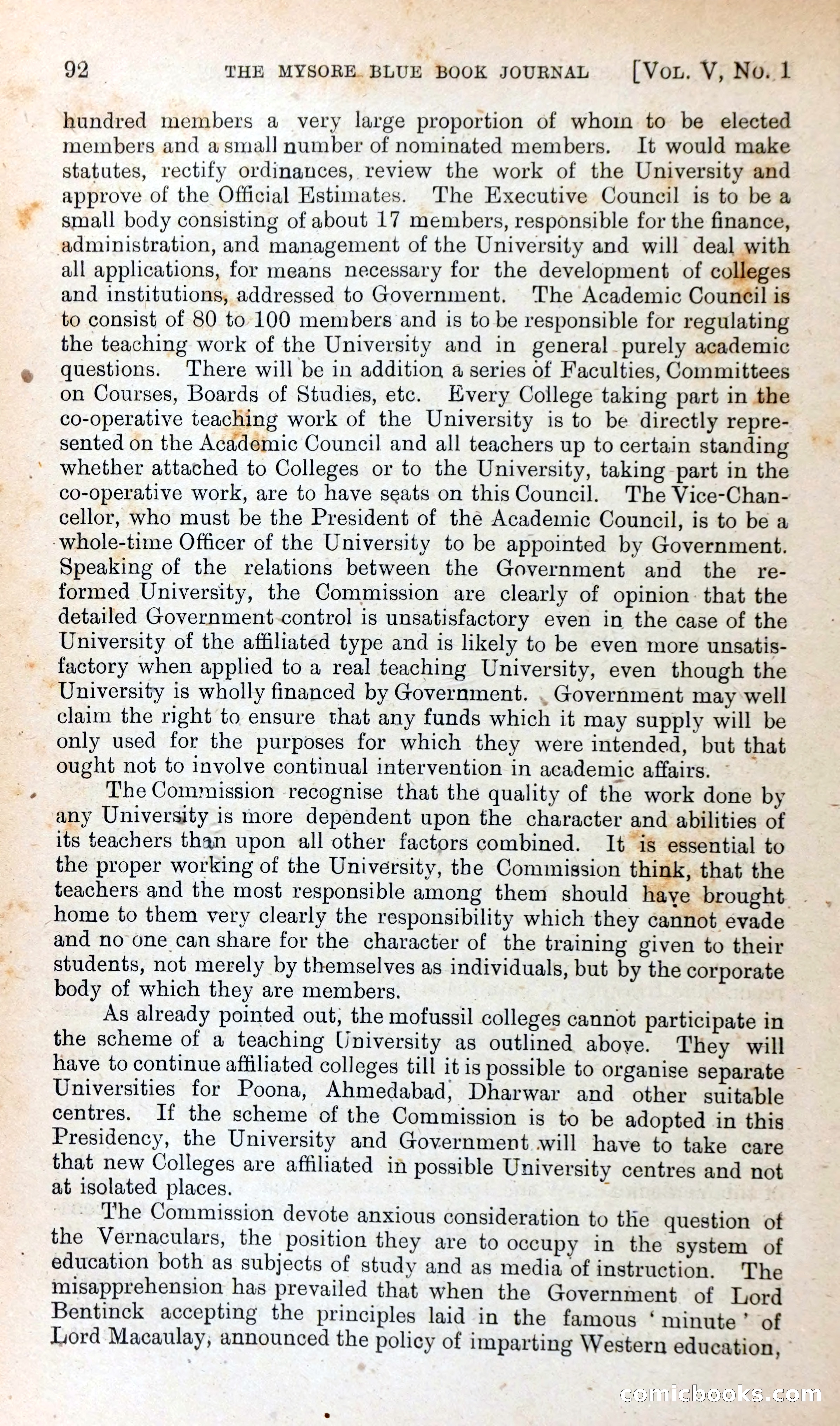 The Mysore Blue Book Journal — page 105 of 395
