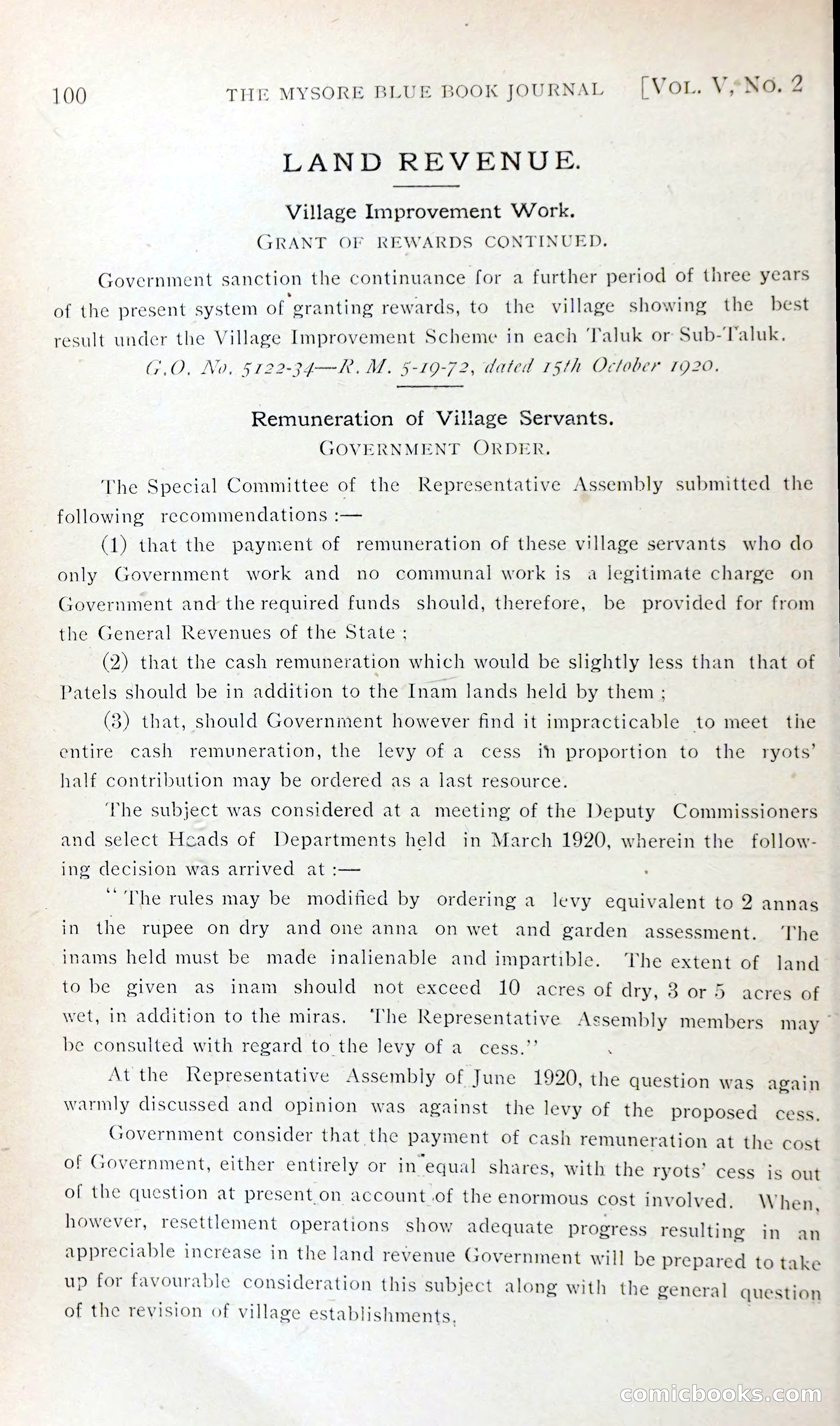 The Mysore Blue Book Journal — page 113 of 395