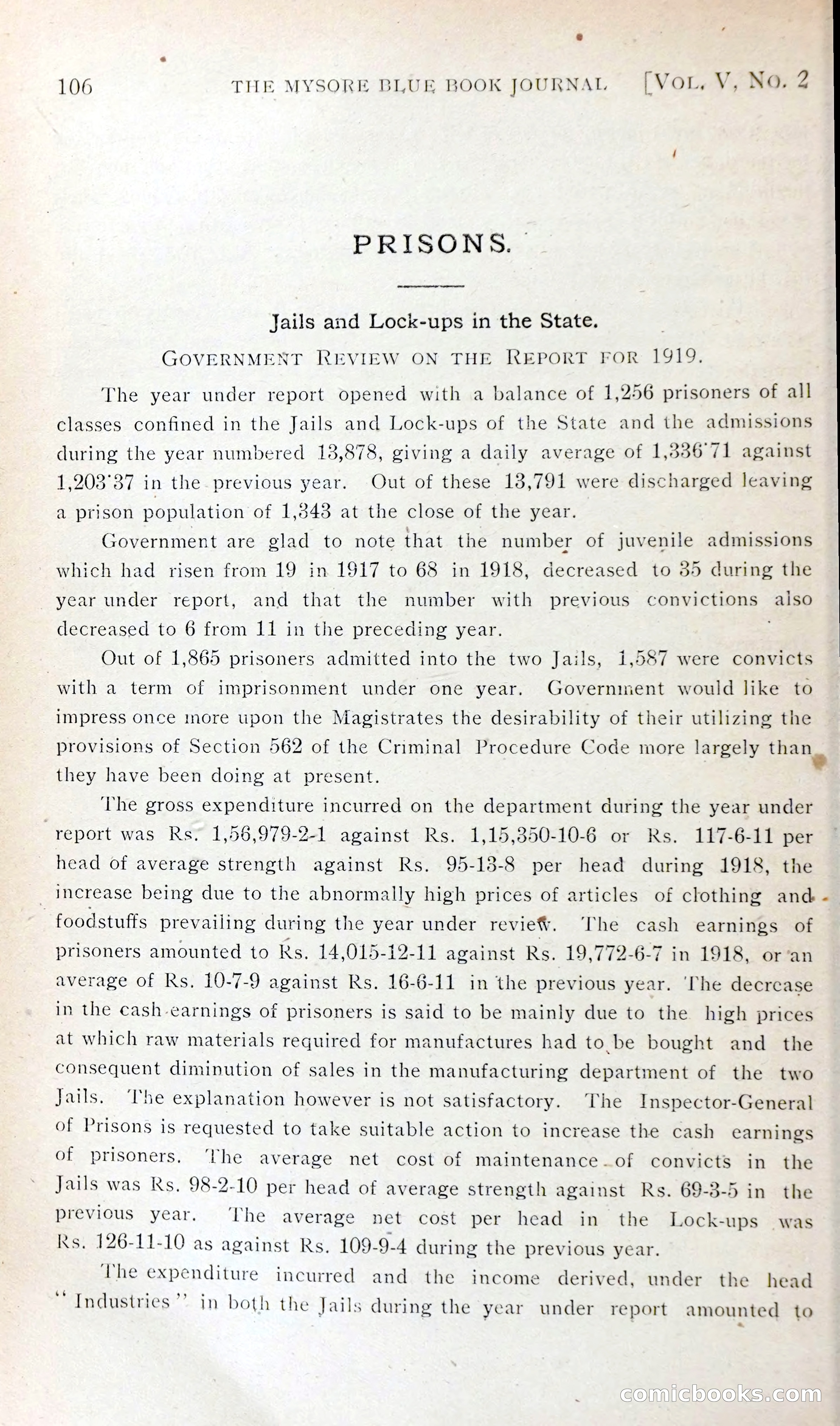 The Mysore Blue Book Journal — page 119 of 395