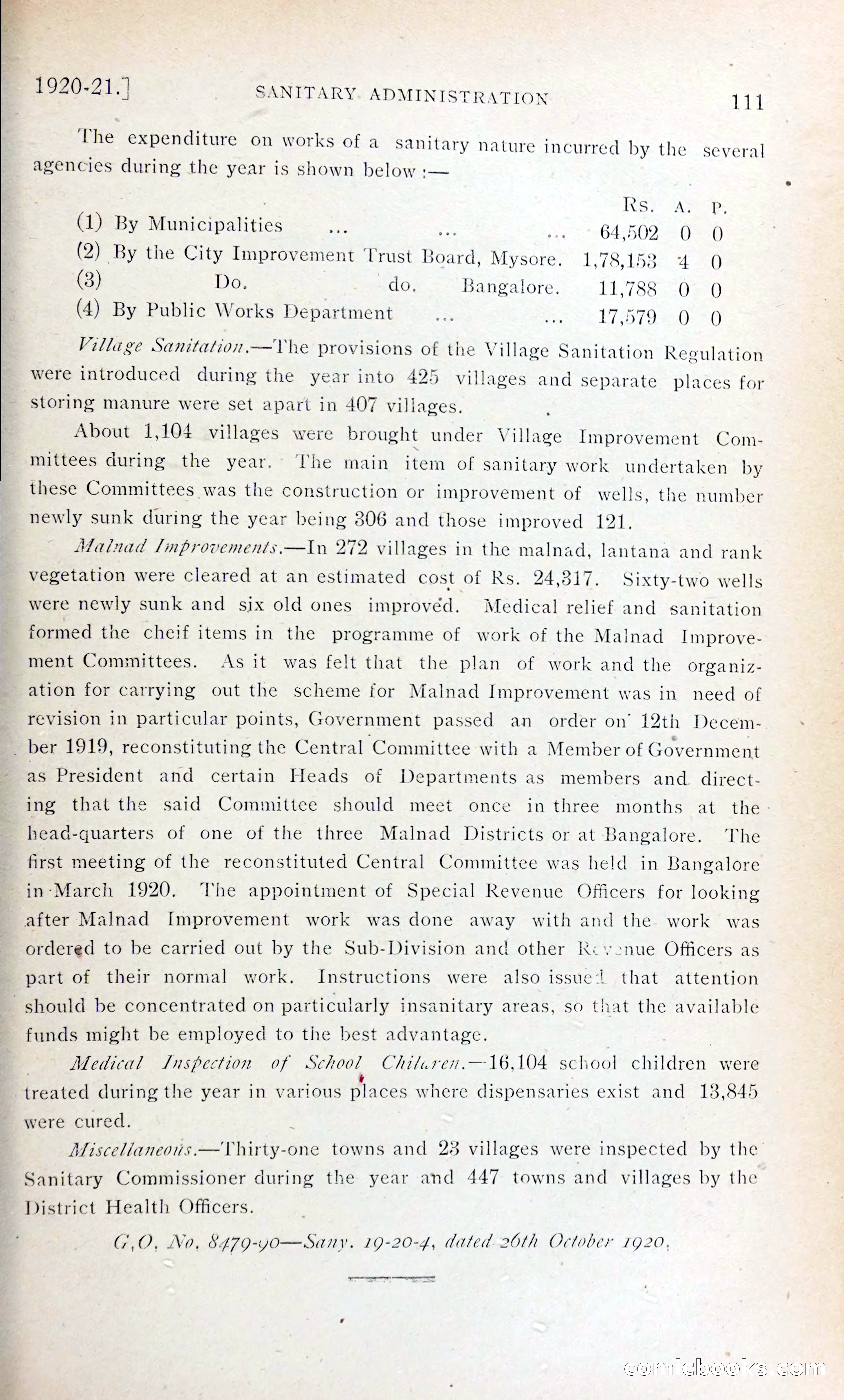 The Mysore Blue Book Journal — page 124 of 395