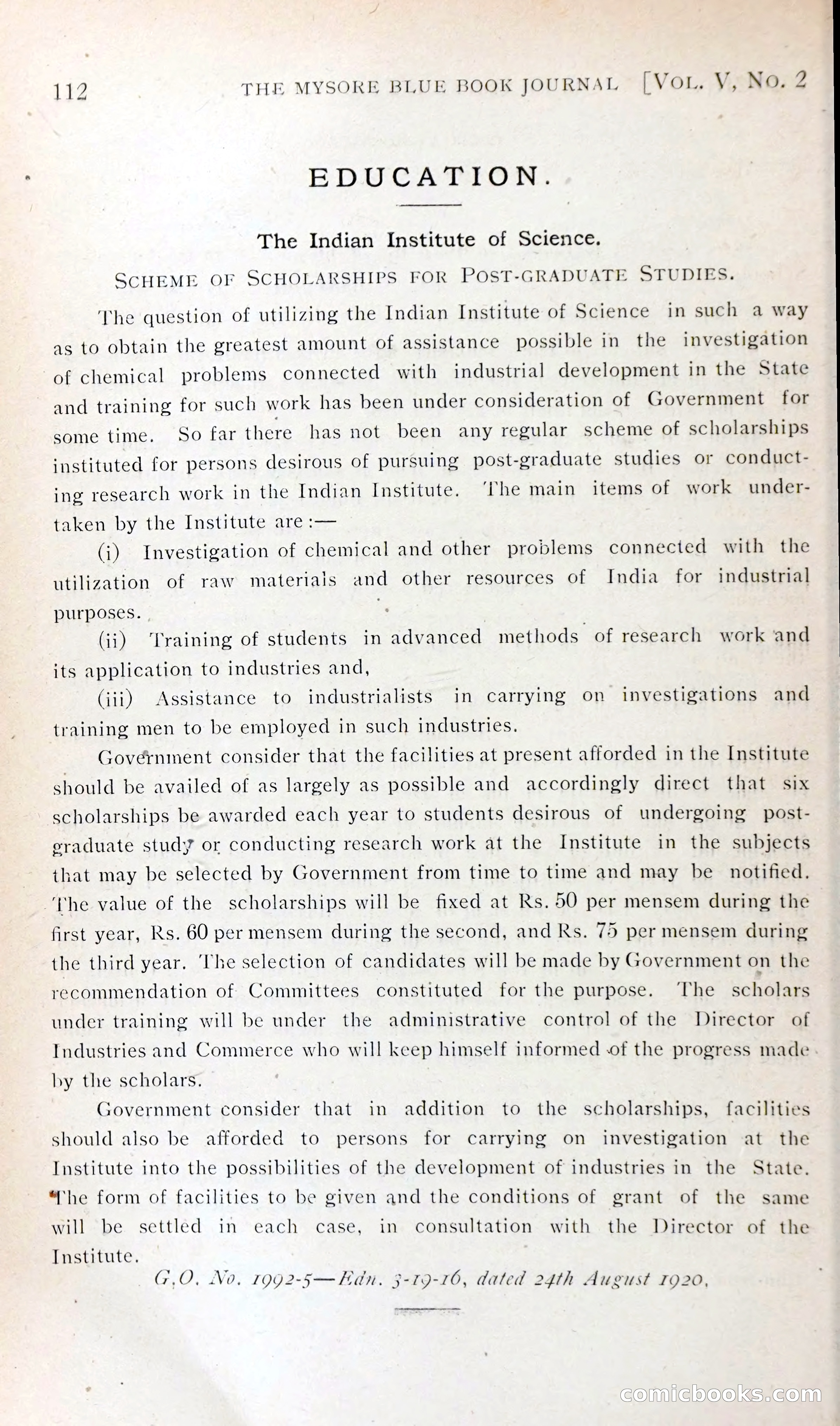 The Mysore Blue Book Journal — page 125 of 395