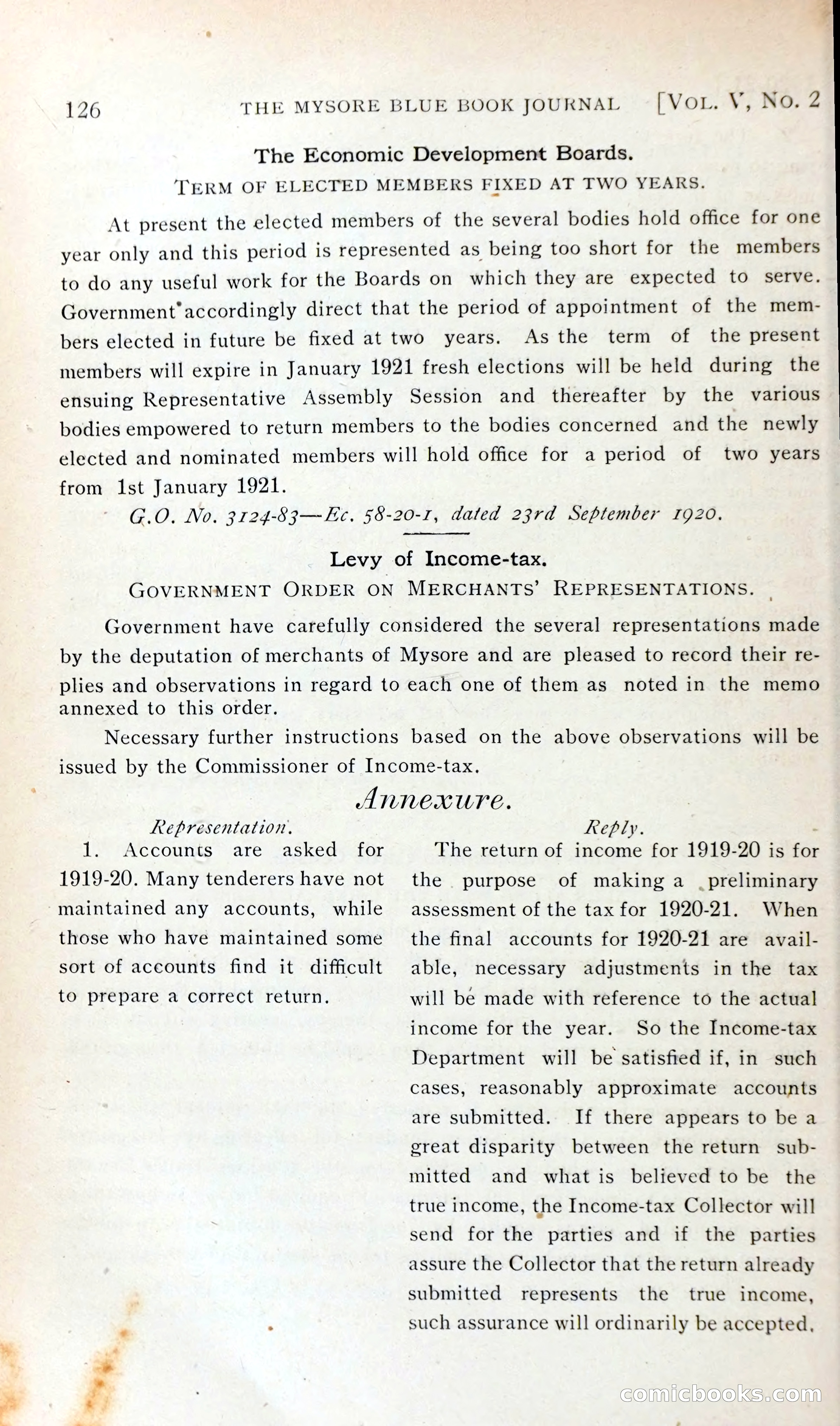 The Mysore Blue Book Journal — page 139 of 395