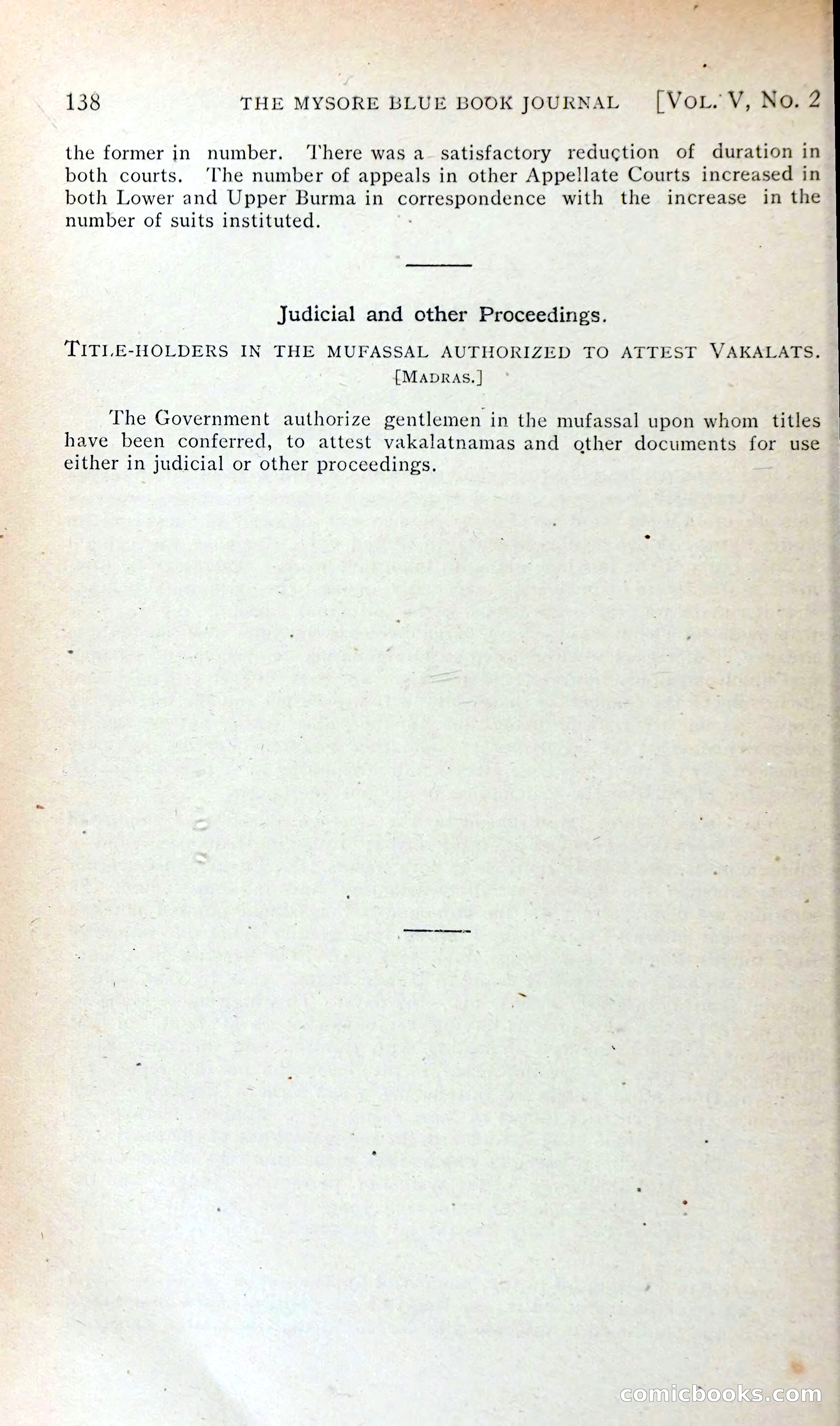 The Mysore Blue Book Journal — page 151 of 395