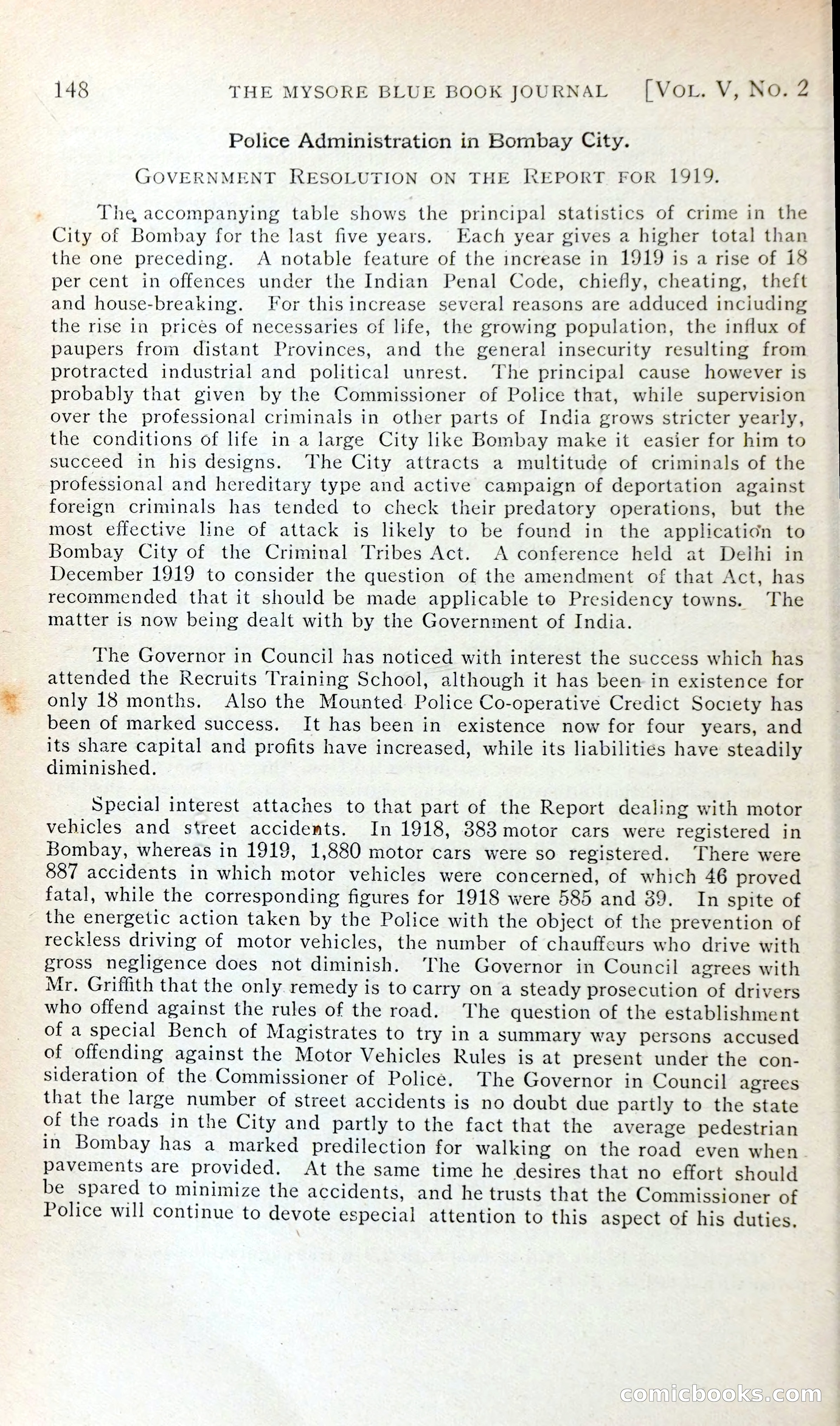 The Mysore Blue Book Journal — page 161 of 395