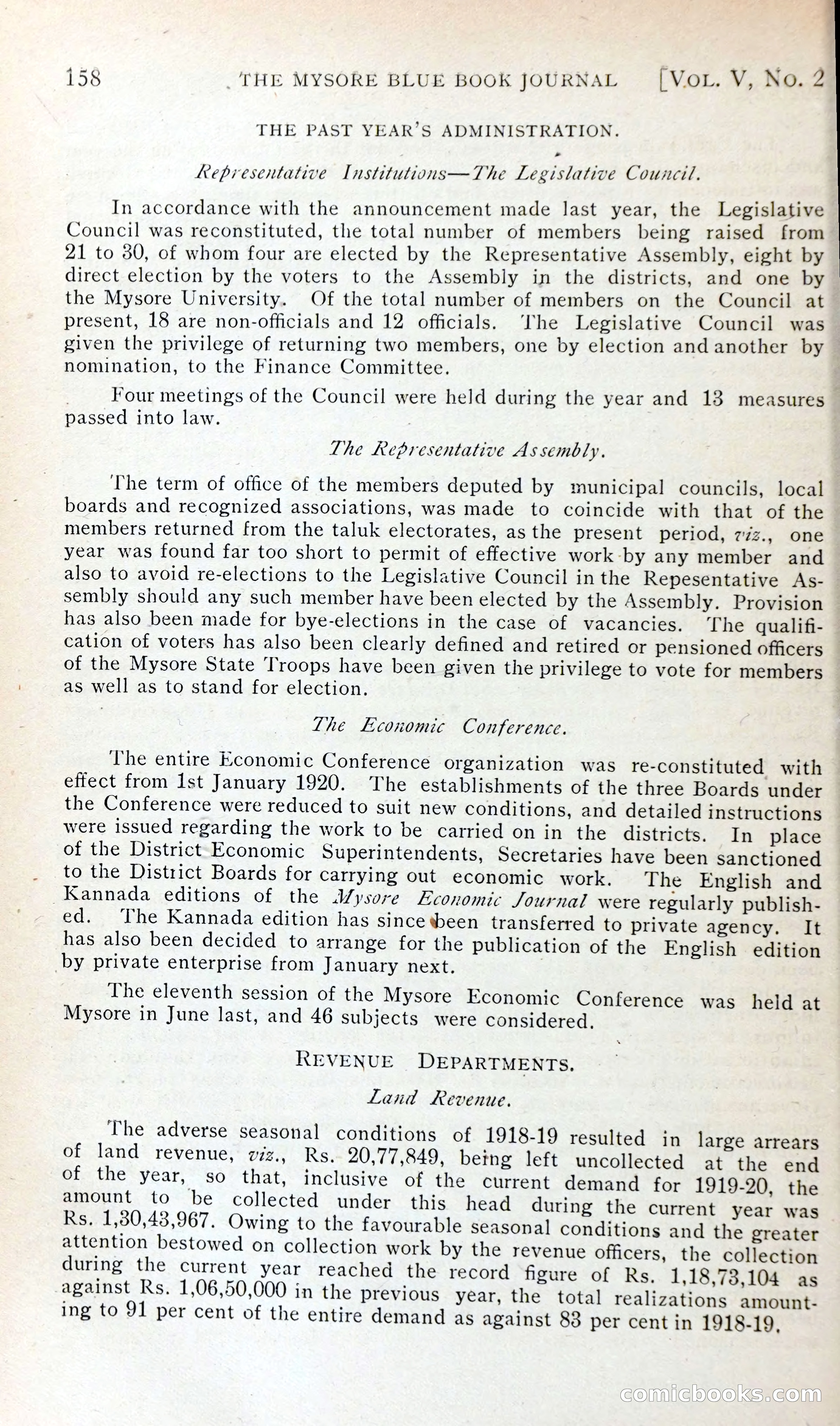 The Mysore Blue Book Journal — page 171 of 395