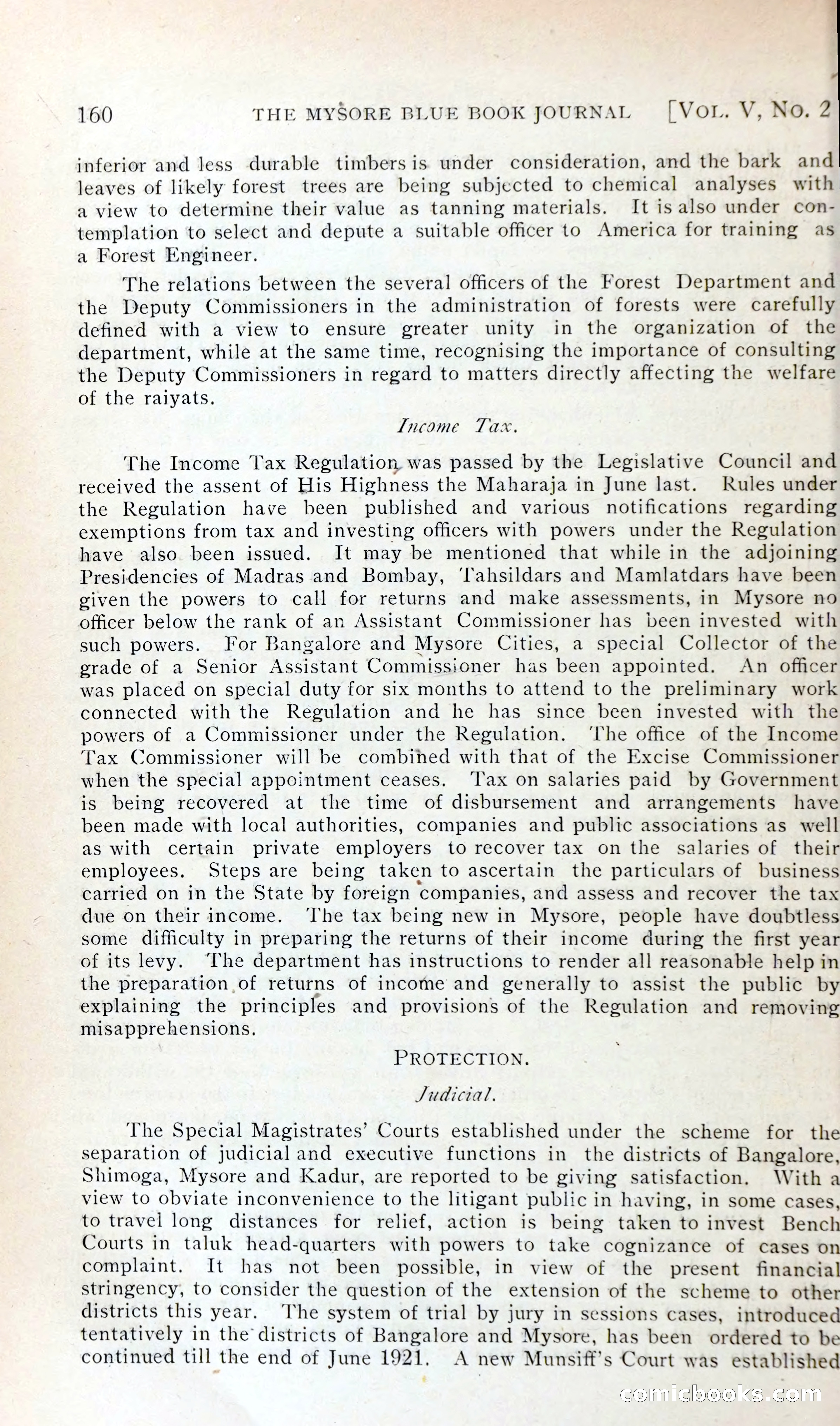 The Mysore Blue Book Journal — page 173 of 395