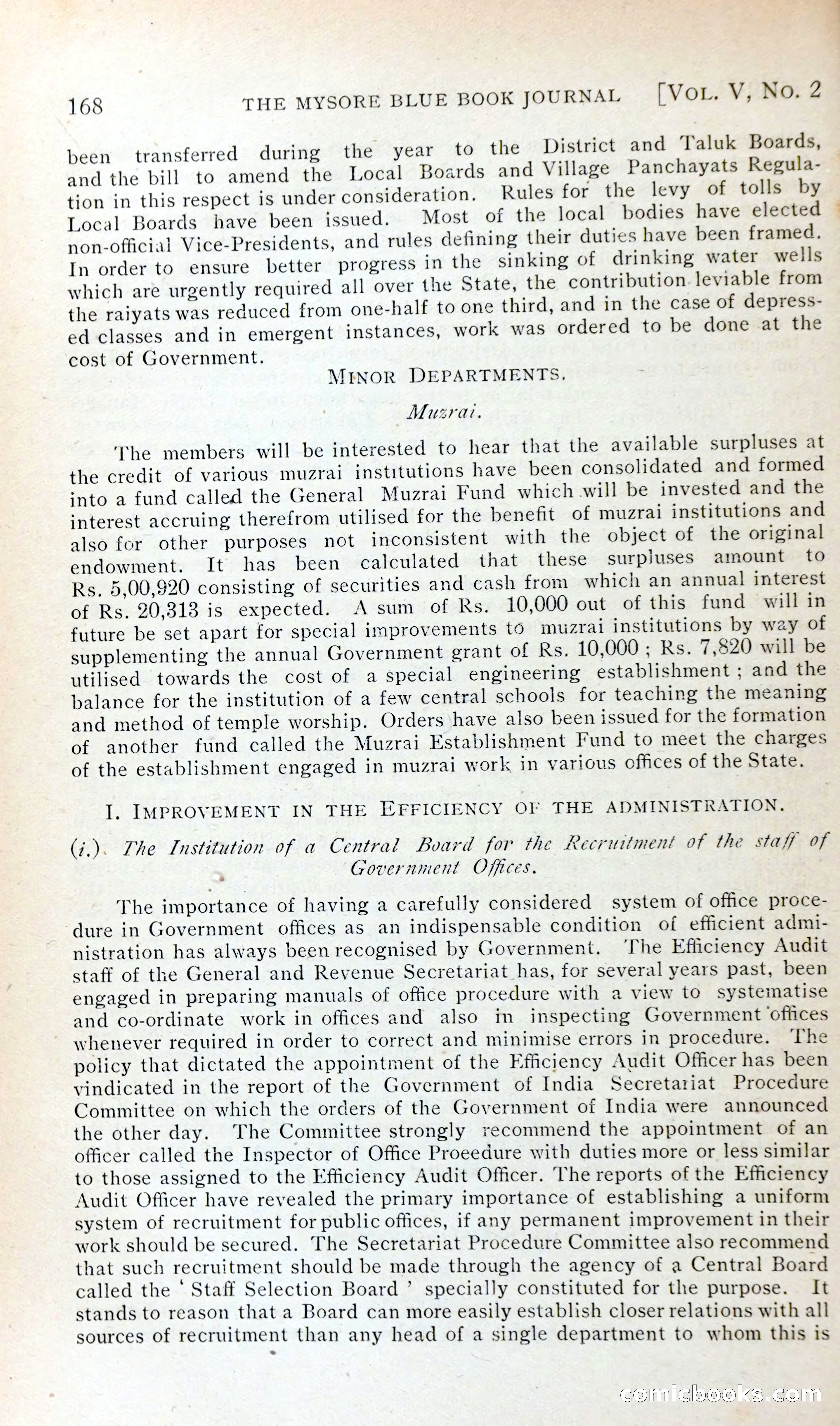 The Mysore Blue Book Journal — page 181 of 395