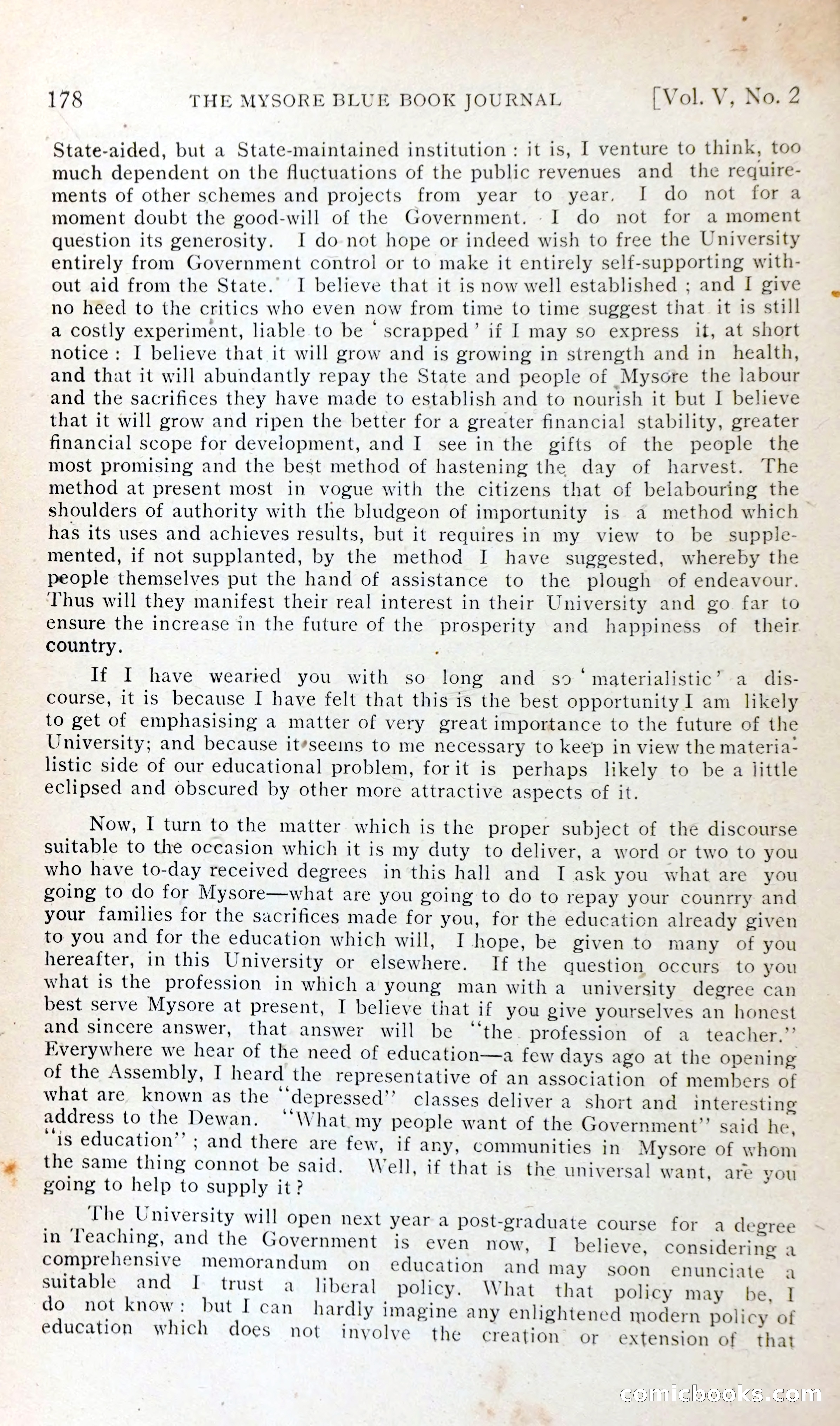The Mysore Blue Book Journal — page 191 of 395