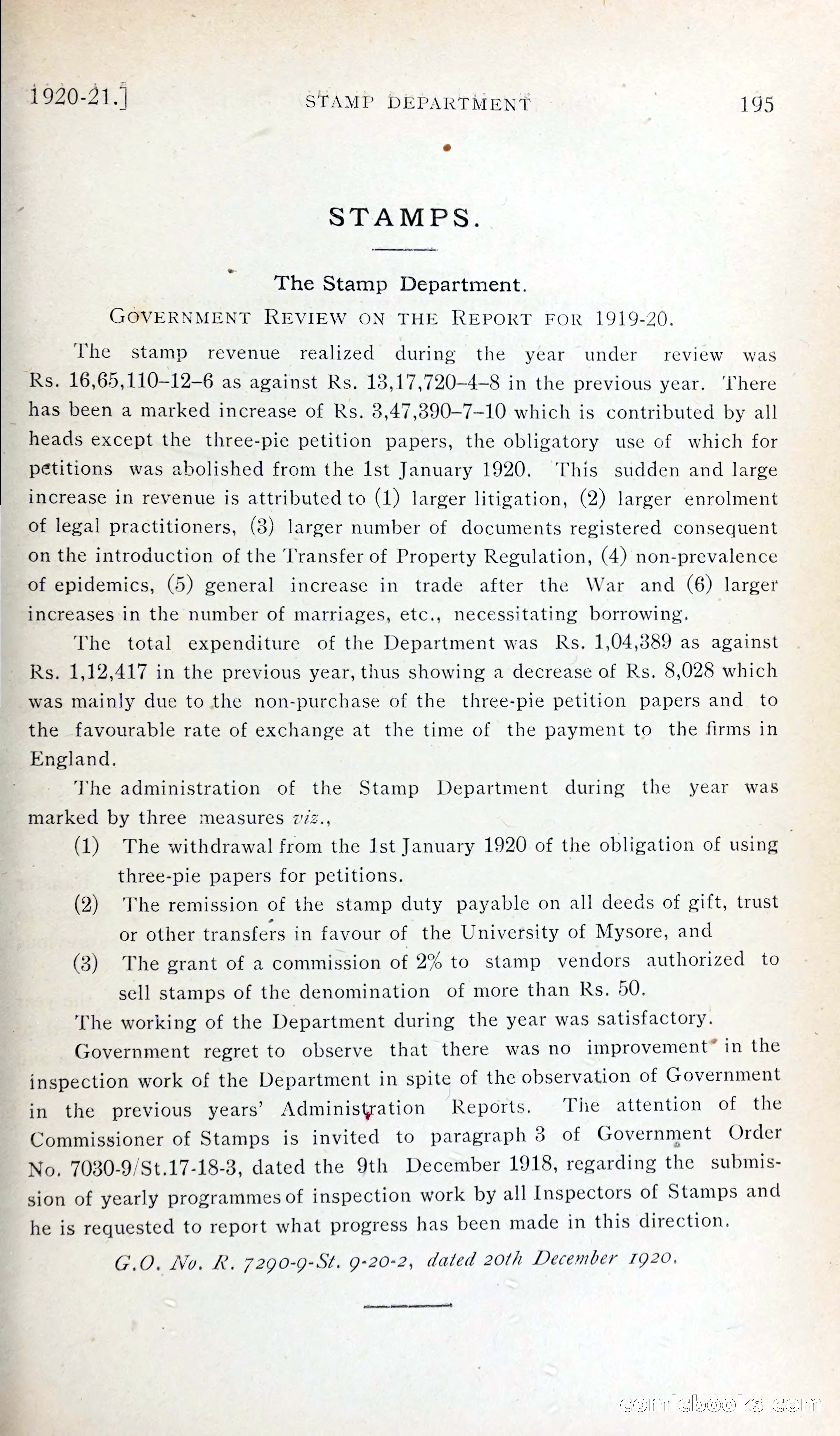 The Mysore Blue Book Journal — page 210 of 395