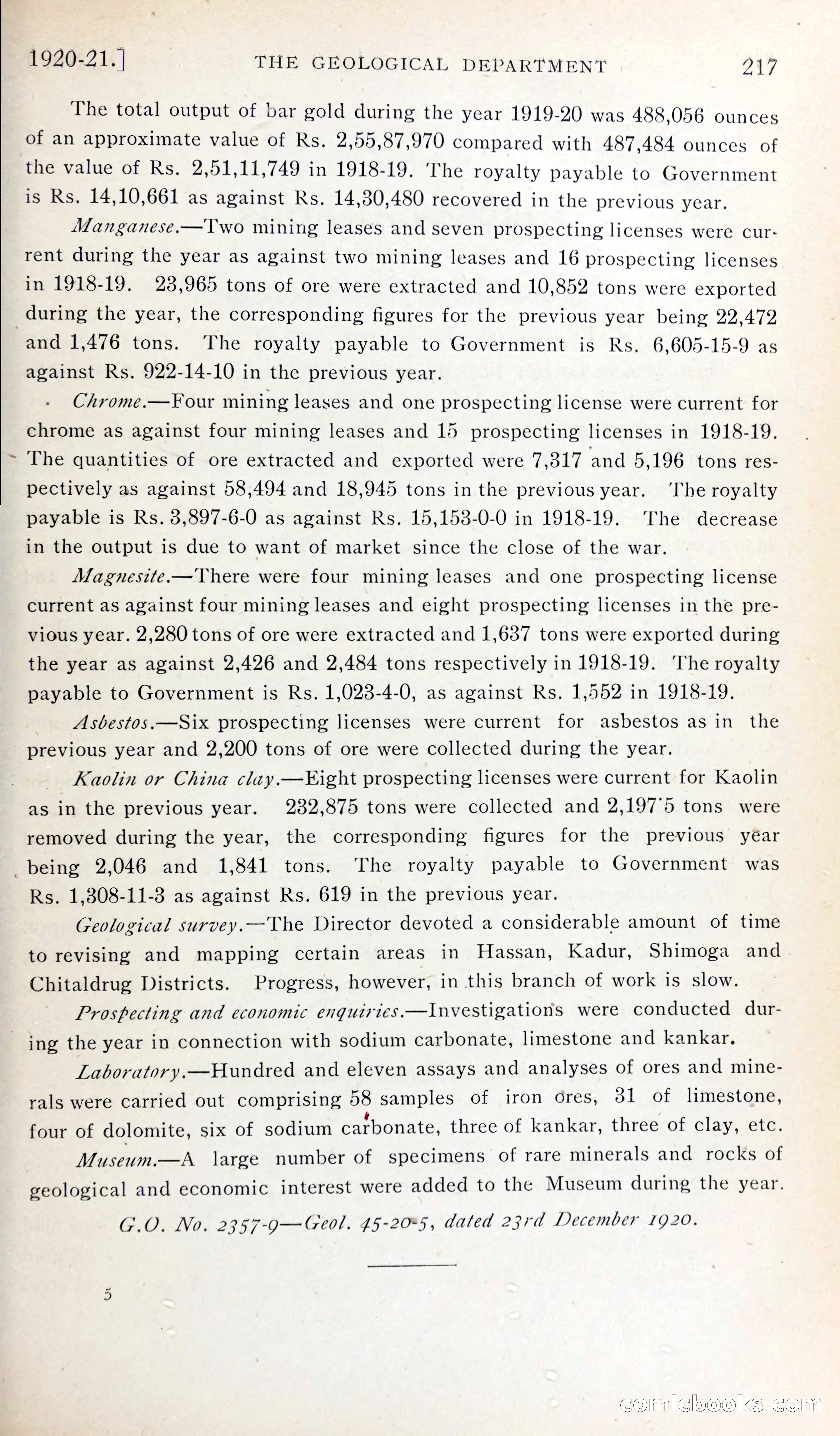 The Mysore Blue Book Journal — page 232 of 395