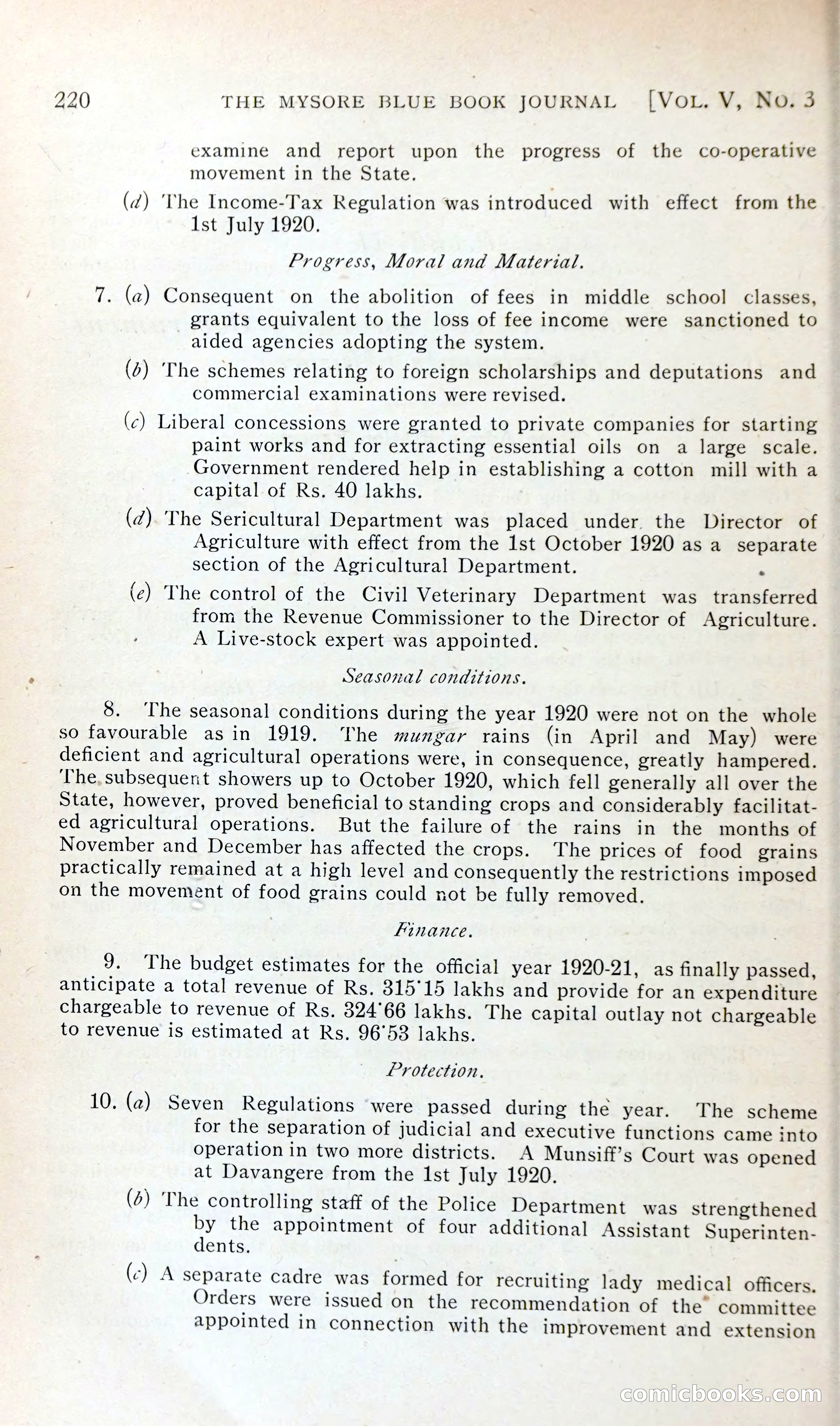The Mysore Blue Book Journal — page 235 of 395