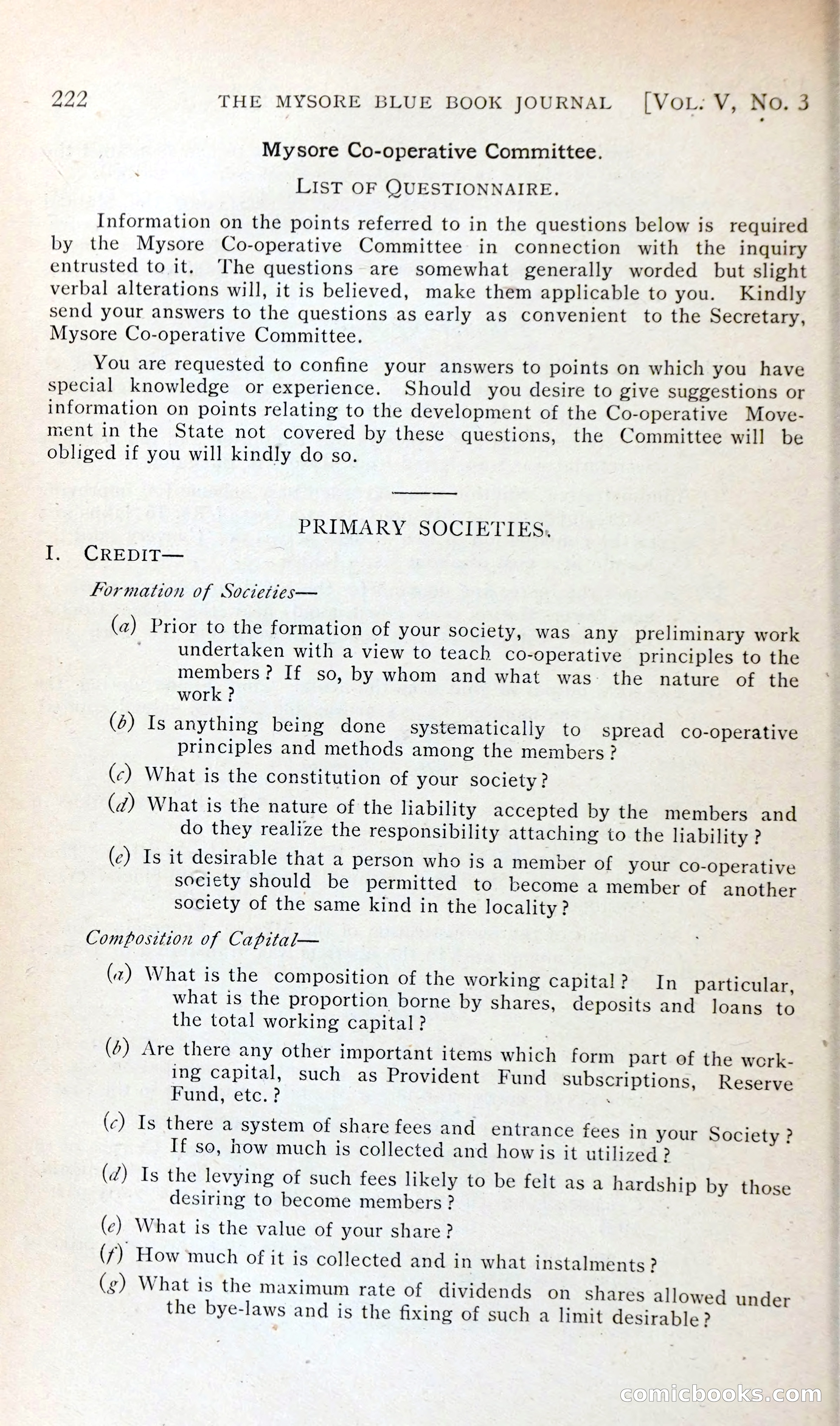The Mysore Blue Book Journal — page 237 of 395