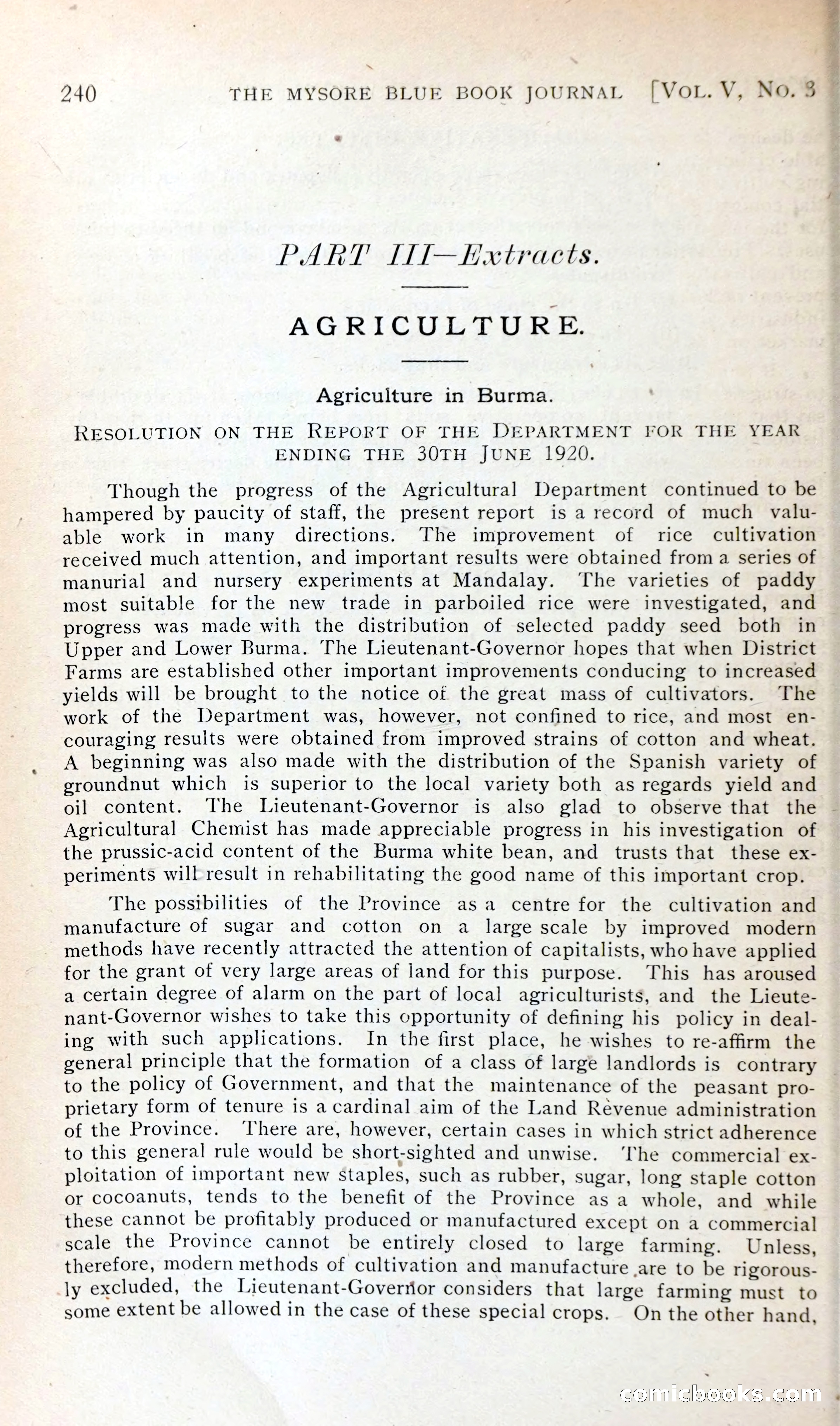 The Mysore Blue Book Journal — page 255 of 395