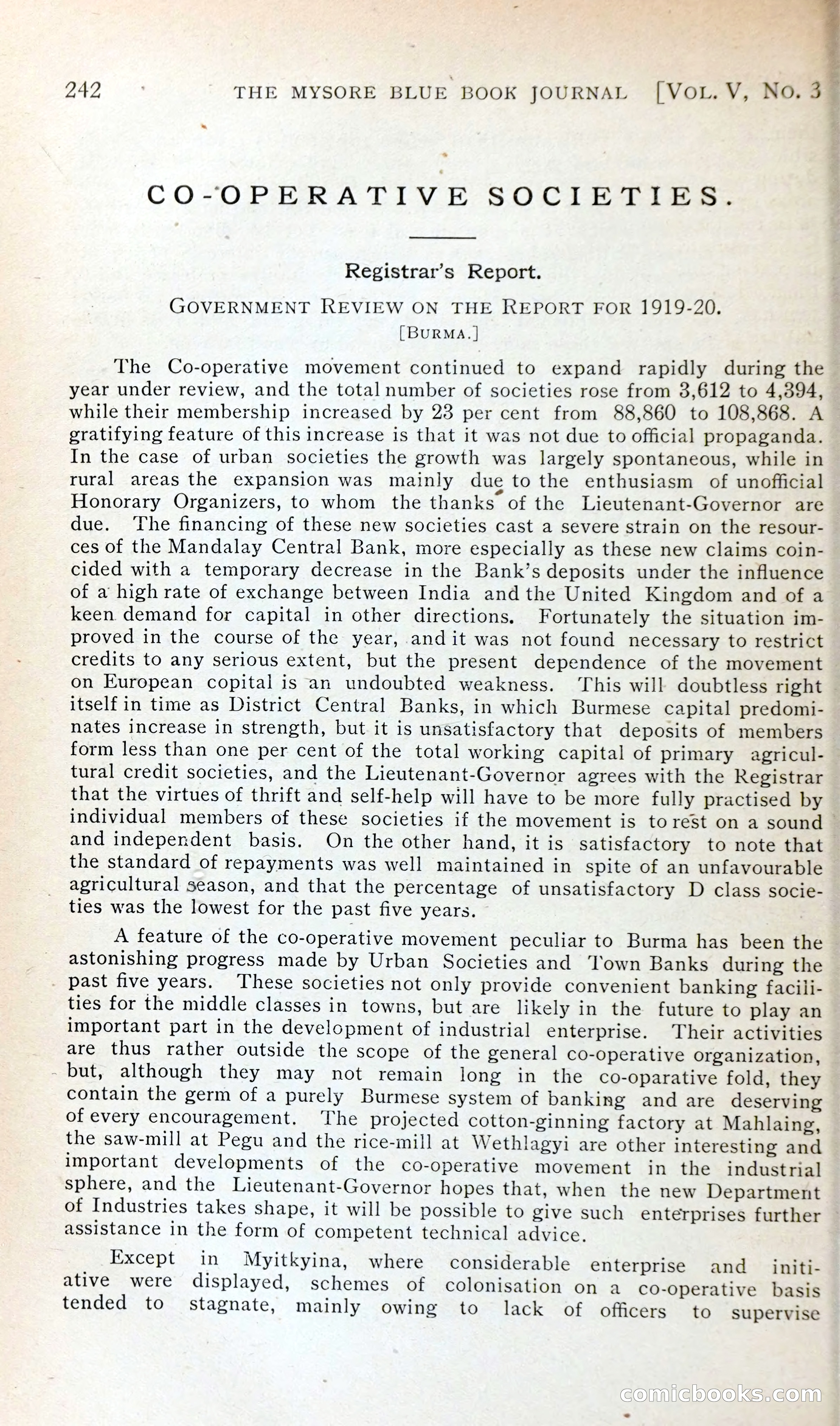 The Mysore Blue Book Journal — page 257 of 395
