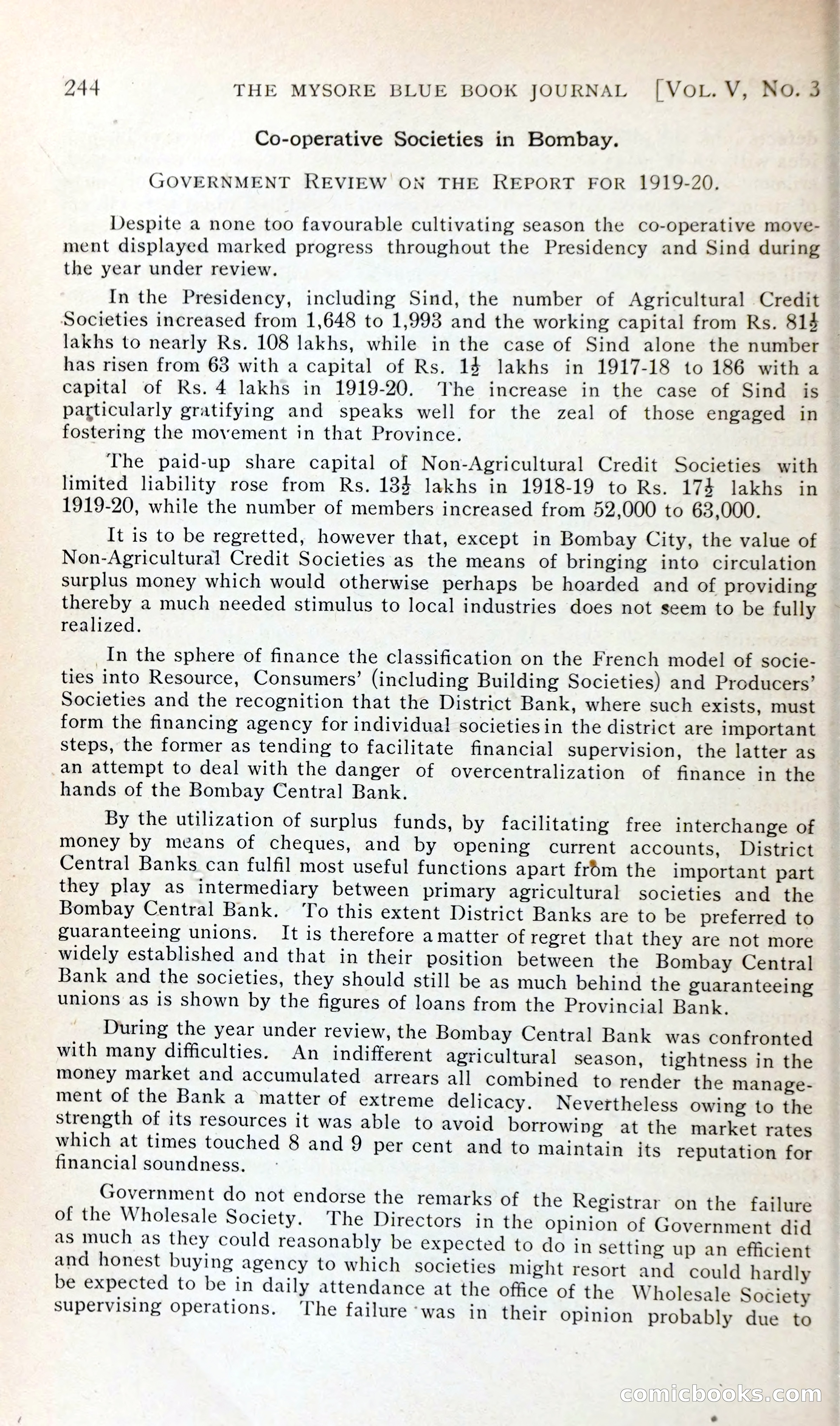 The Mysore Blue Book Journal — page 259 of 395