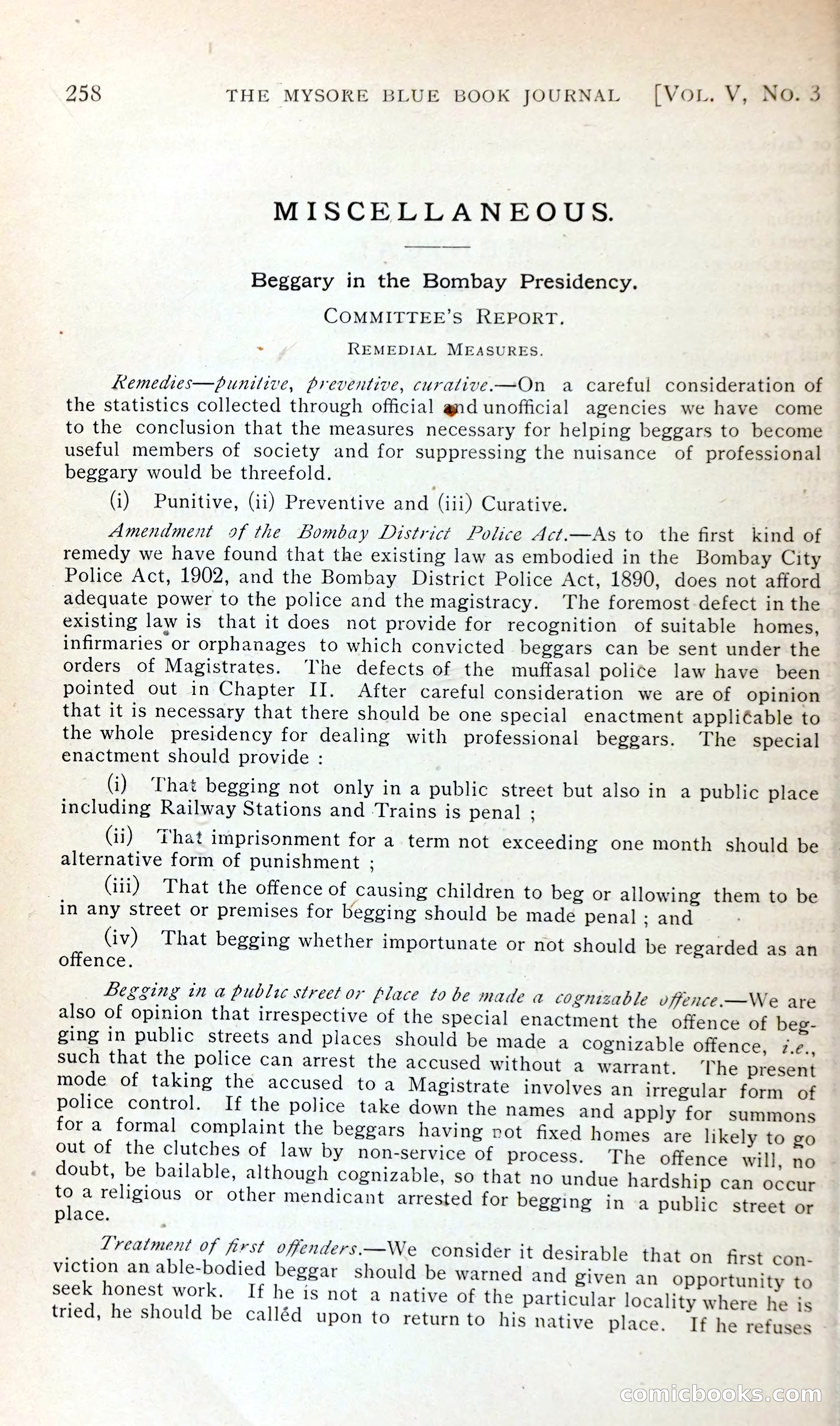 The Mysore Blue Book Journal — page 273 of 395