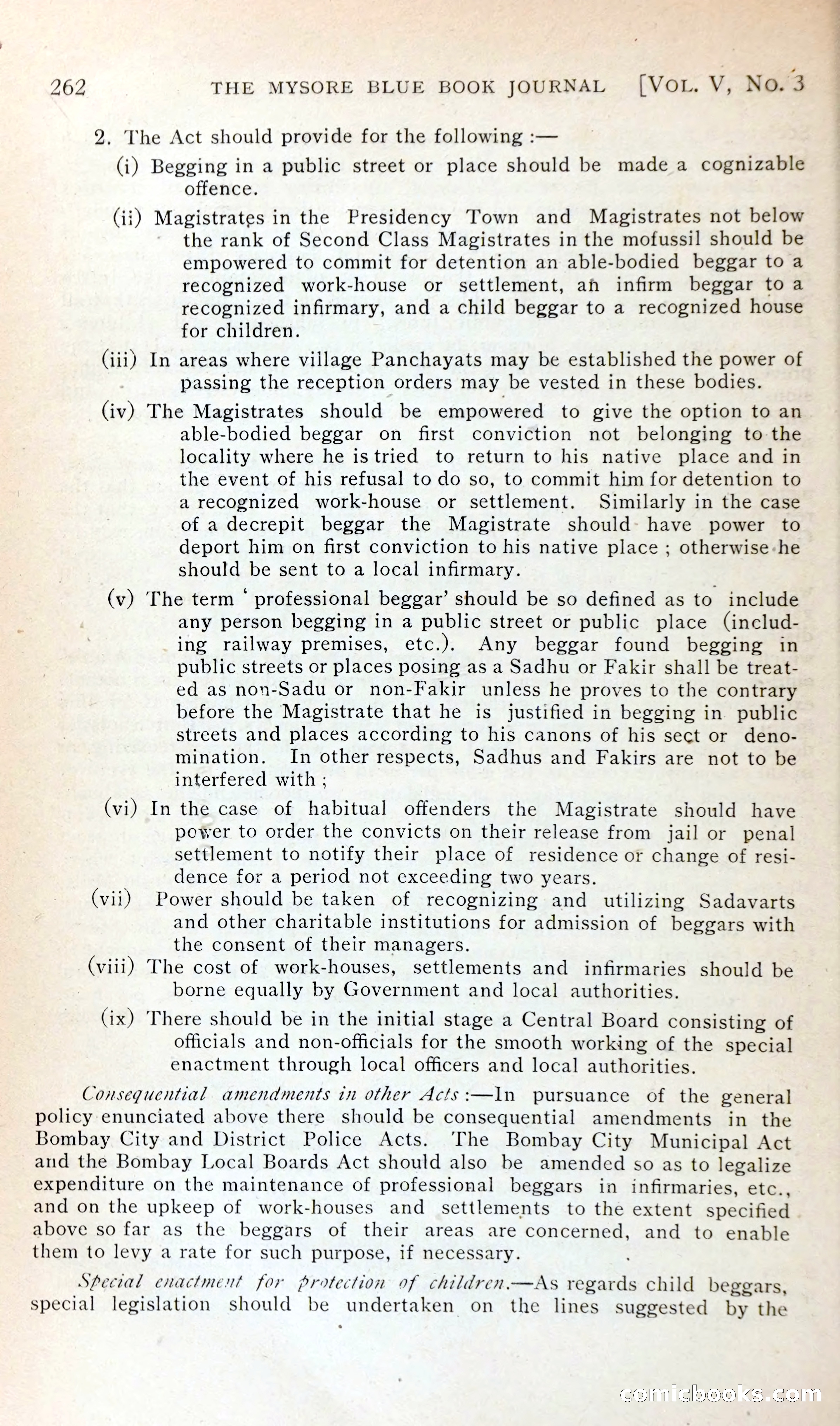 The Mysore Blue Book Journal — page 277 of 395