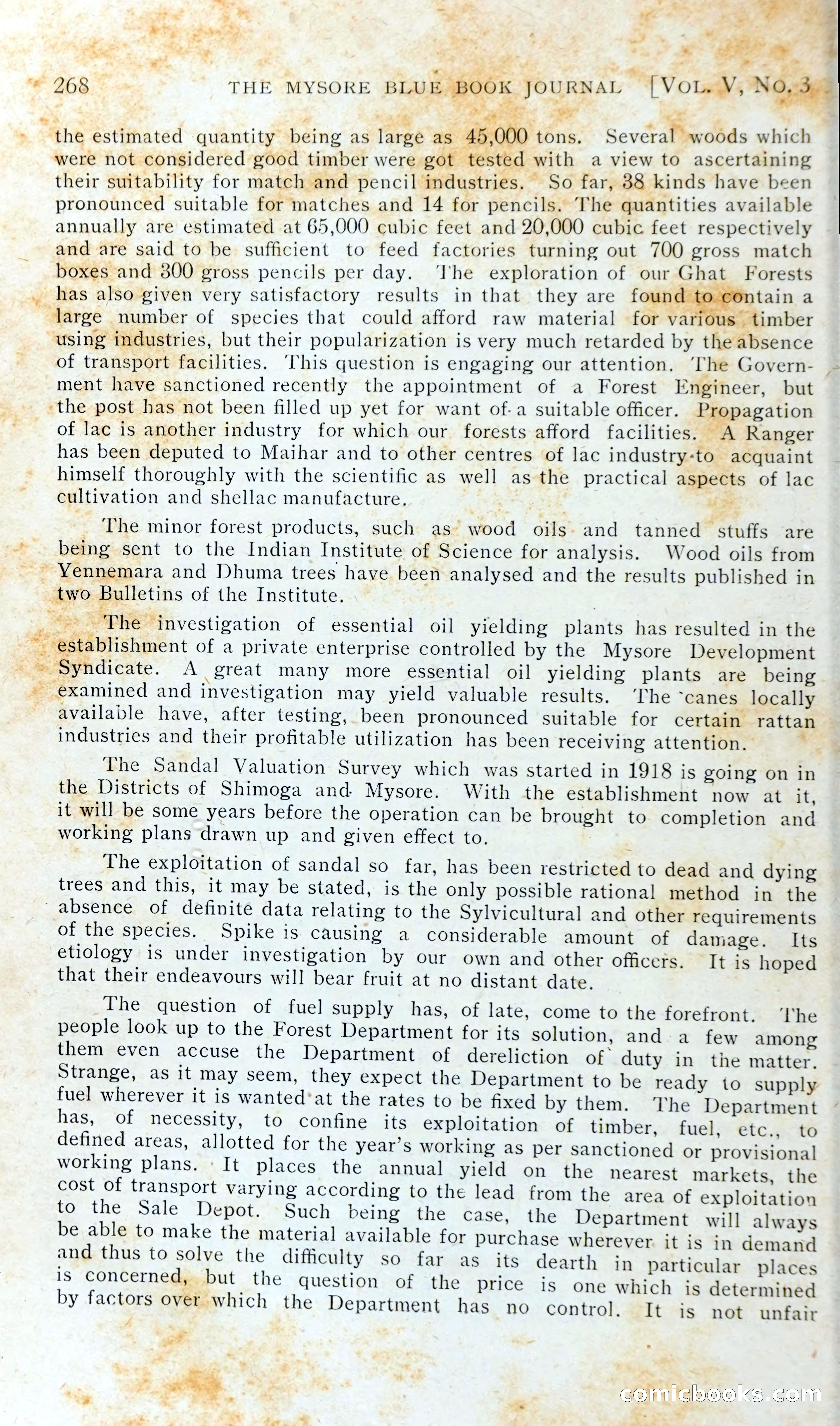 The Mysore Blue Book Journal — page 283 of 395