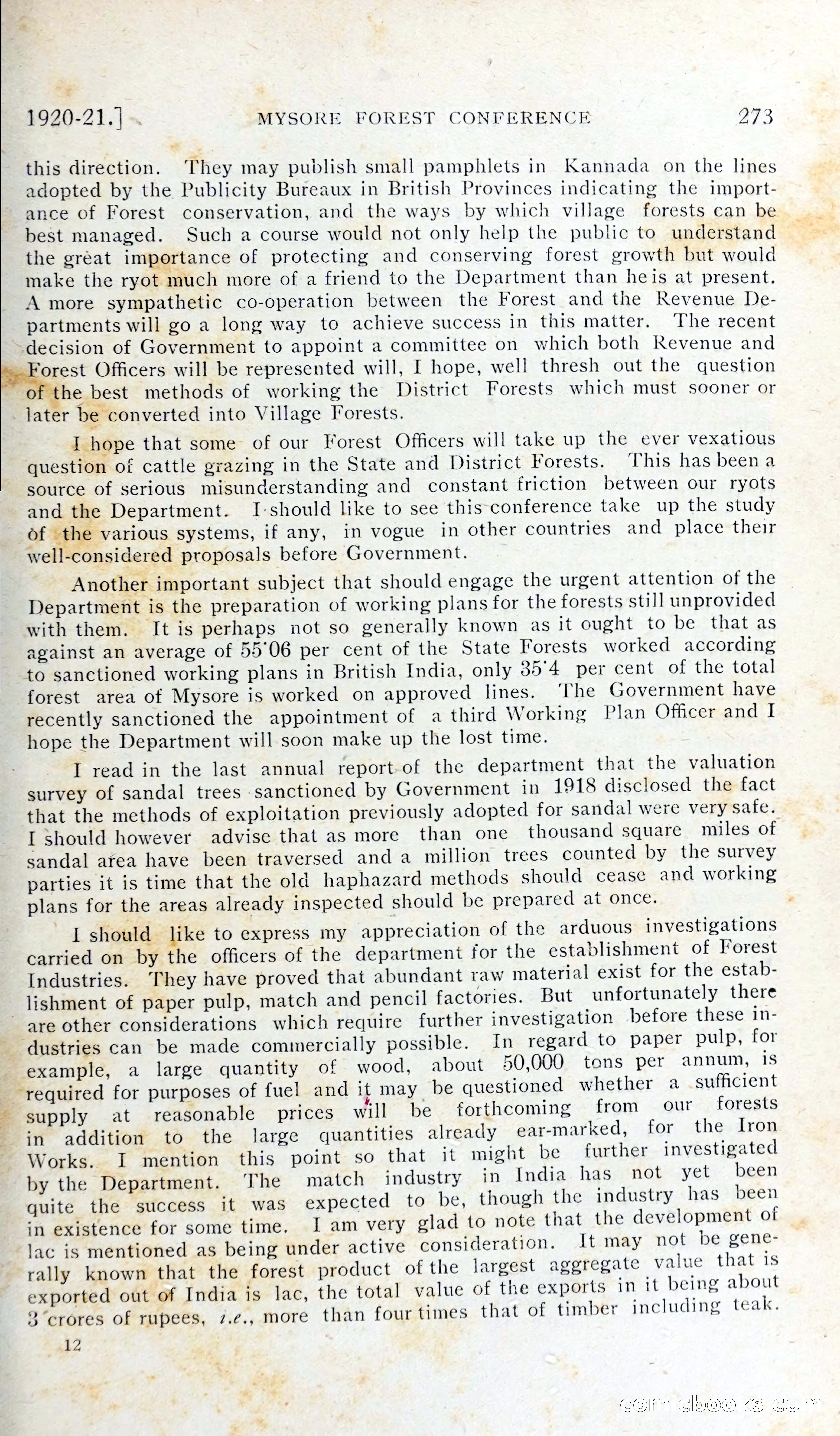 The Mysore Blue Book Journal — page 288 of 395