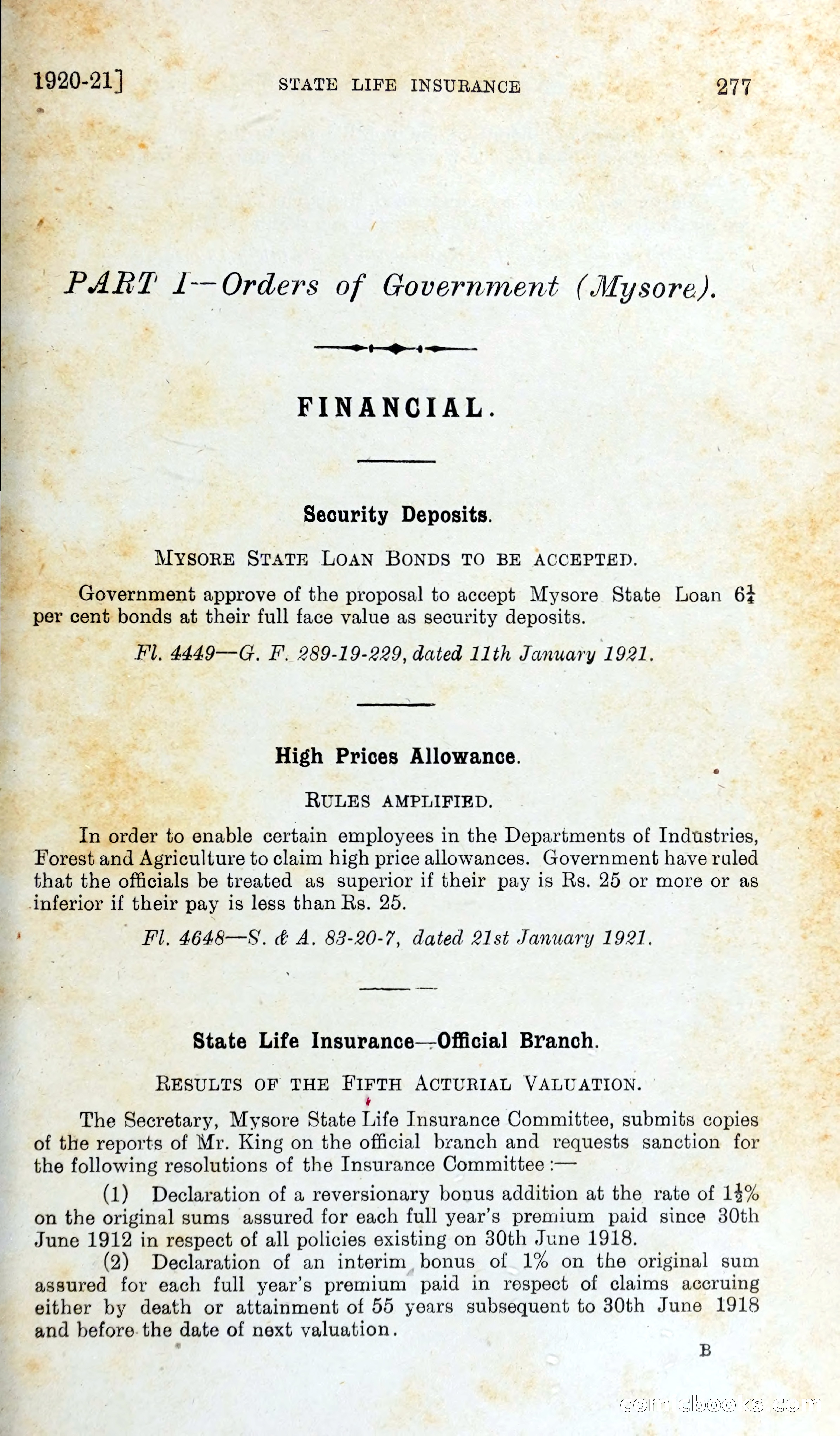 The Mysore Blue Book Journal — page 294 of 395