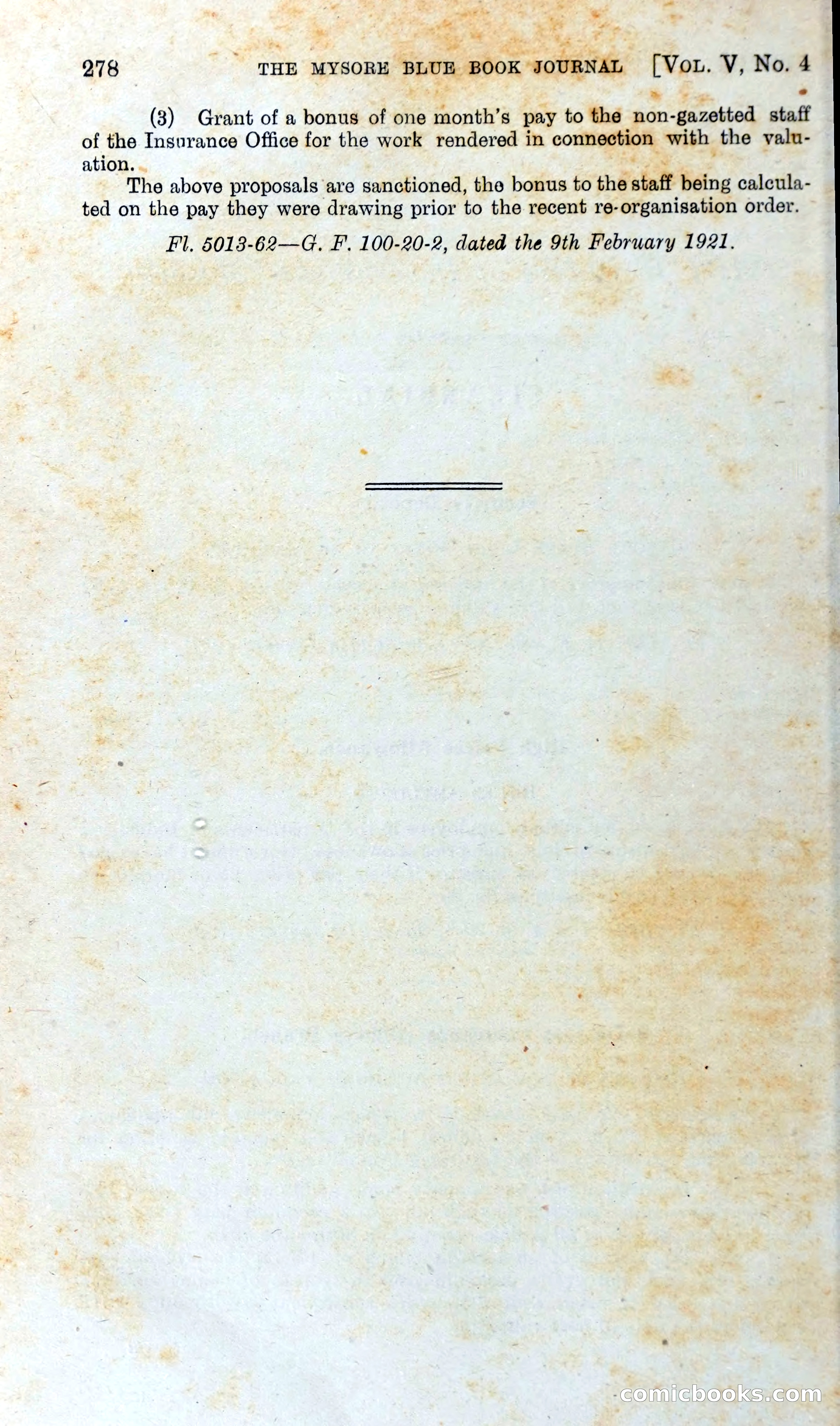 The Mysore Blue Book Journal — page 295 of 395