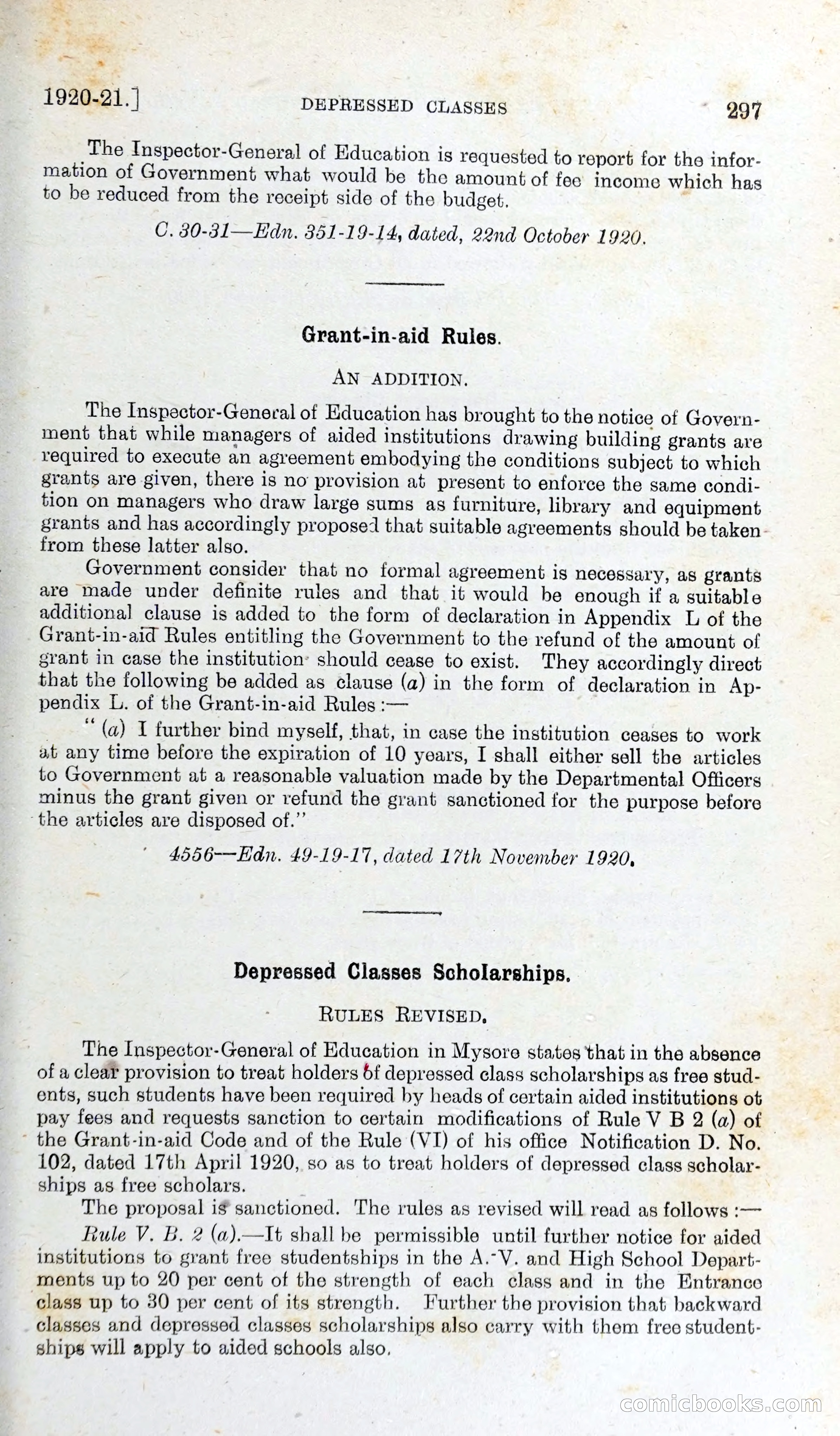 The Mysore Blue Book Journal — page 316 of 395
