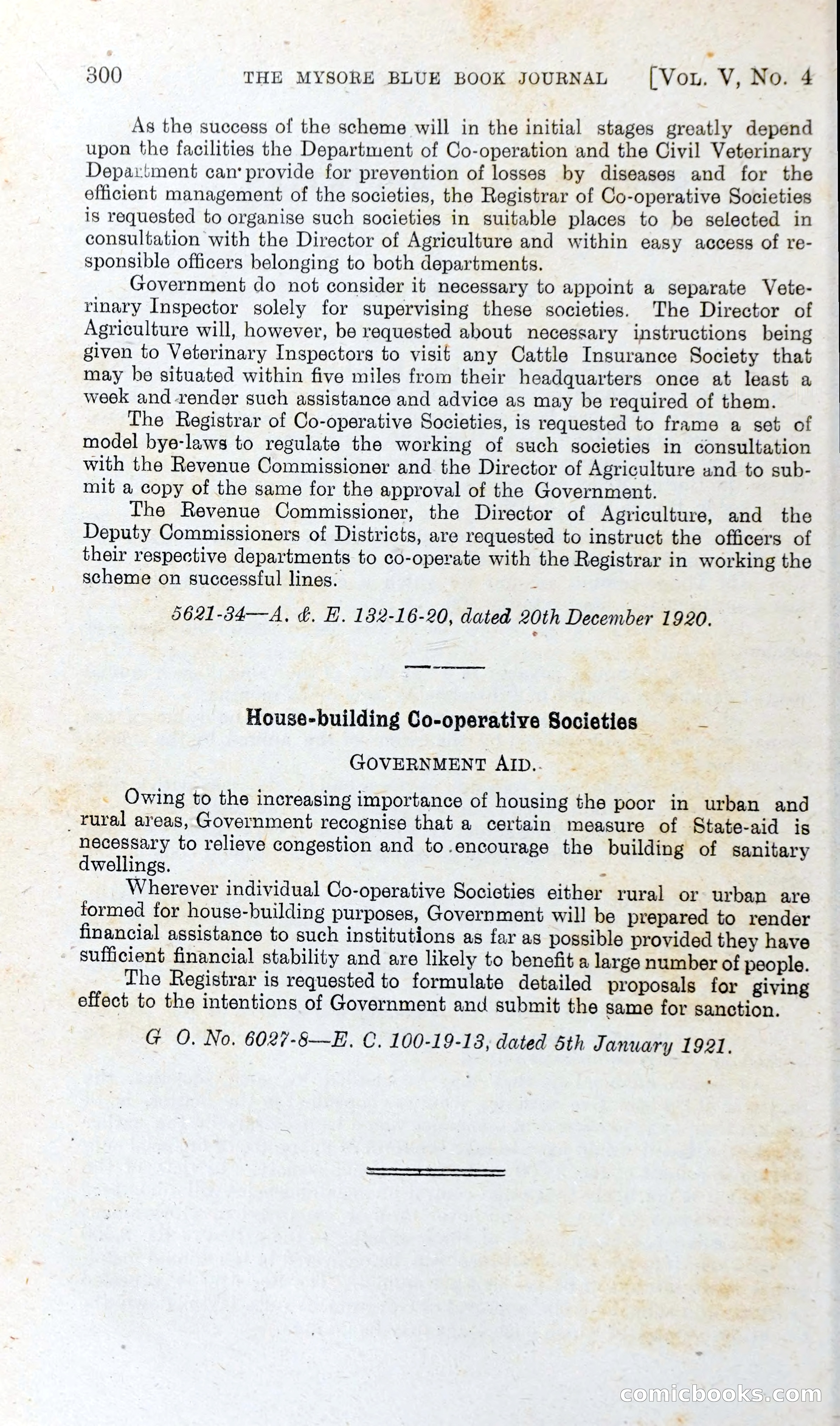 The Mysore Blue Book Journal — page 319 of 395